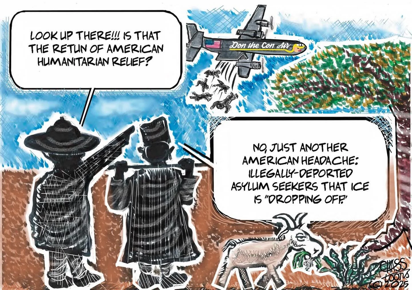 For complete rant-and-rave, please click on the link in the comments below to go to my Substack, and don&rsquo;t forget to subscribe!

#usaid #newyorktimes #deported #trump #doge 

PS The toon is a repost but the rant and rave is &ldquo;fresh&rdquo;