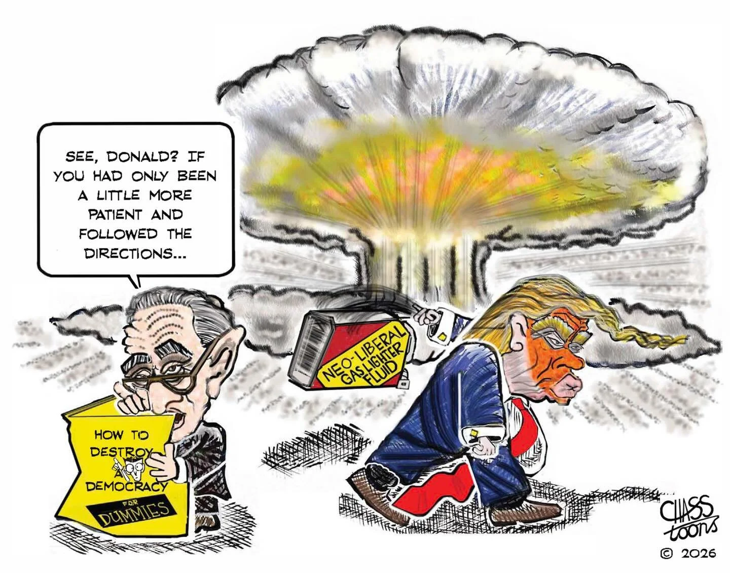 For complete rant-and-rave, please click on the link in the comments below to go to my Substack, and don&rsquo;t forget to subscribe!

#dummy #trump #chuckschumer #democracy #neoliberal