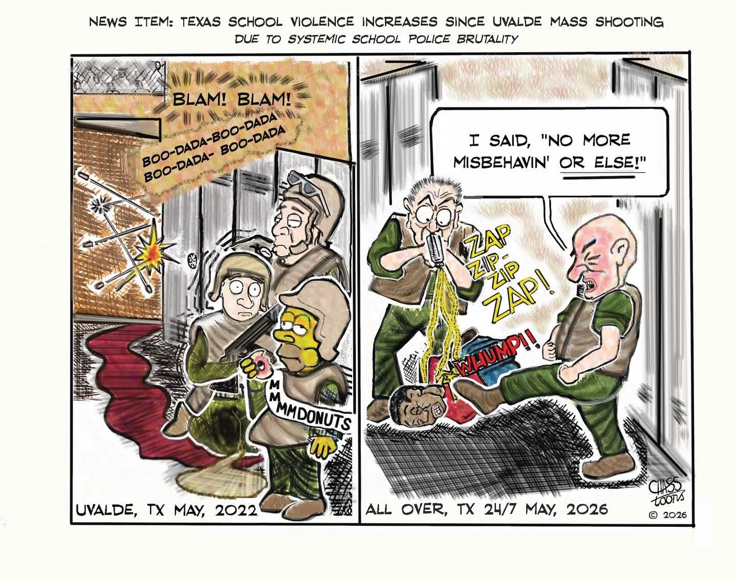 For complete rant-and-rave, please click on the link in the comments below to go to my Substack, and don&rsquo;t forget to subscribe!

Also, I will be the featured daily cartoonist tomorrow. Link@in the comments below.

#texas #childabuse #fuckthepol