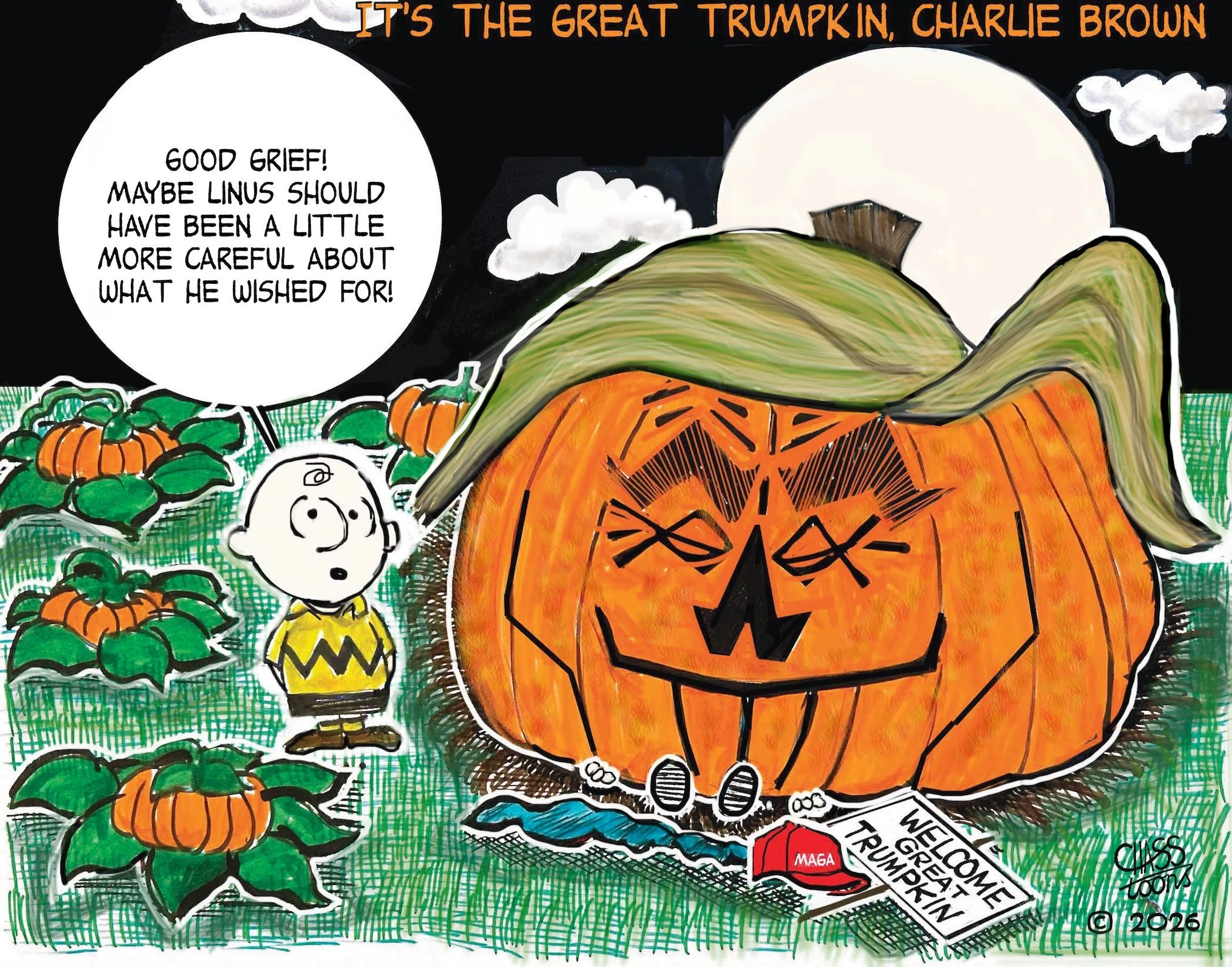 For complete rant-and-rave, please click on the link in the comments below to go to my Substack, and don&rsquo;t forget to subscribe!

#greatpumpkin #trump #midterms #maga #sucker

highlight @followers
