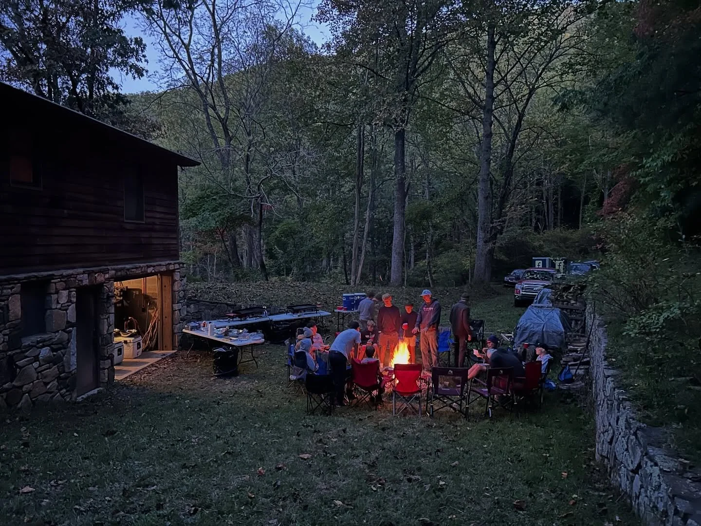 The Drexel High boys kicked off fall with their annual weekend mountain retreat! 🏕️
