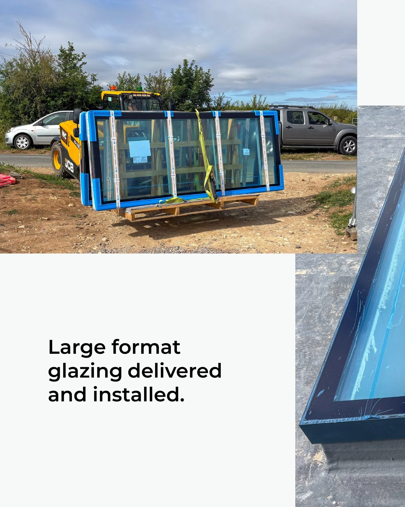 Large format glazing delivered and installed.

#Craftsmanship #OnSite #EmpireHomes #CotswoldsConstruction
