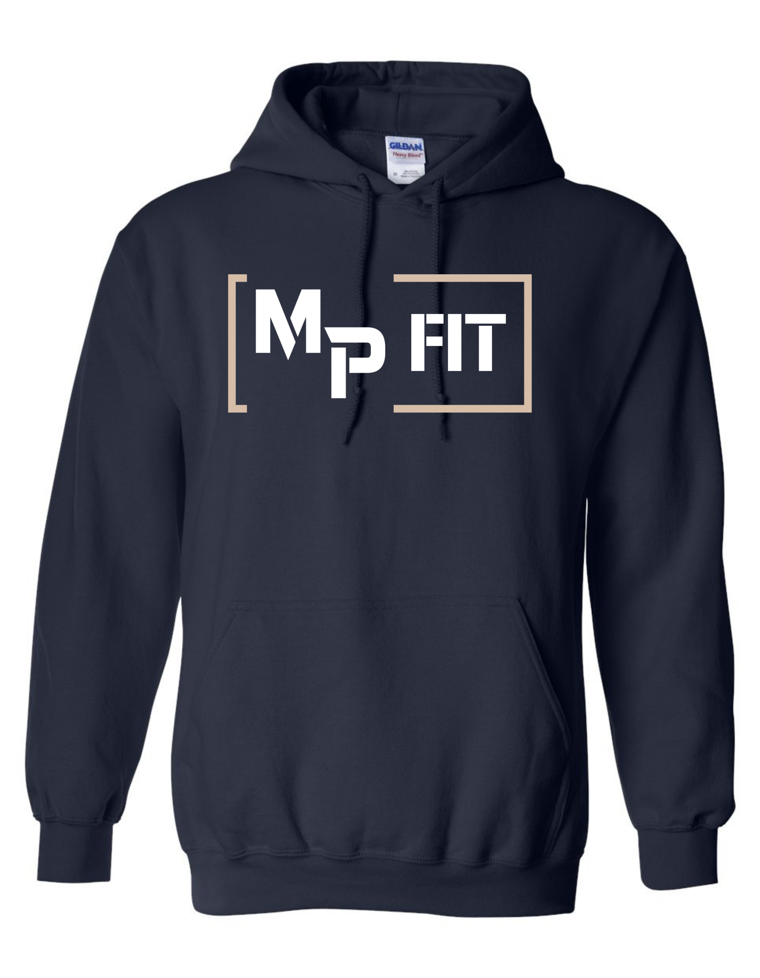 MP Fit Logo 50/50 Blend Navy Hoodie