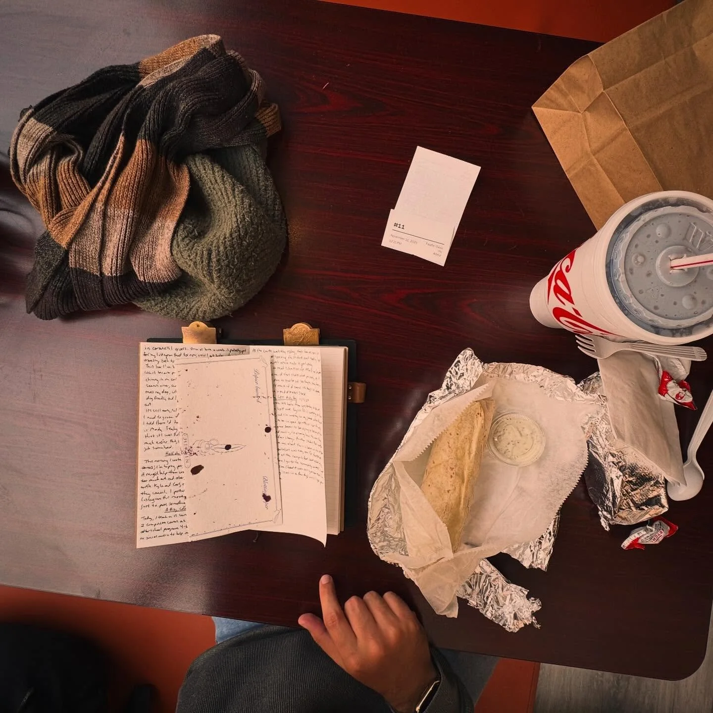 Photos of my day mostly from yesterday traveling to and from campuses, teaching, writing, eating. All the things I love. #myday #louisville #university #amwriting #fall #journaling