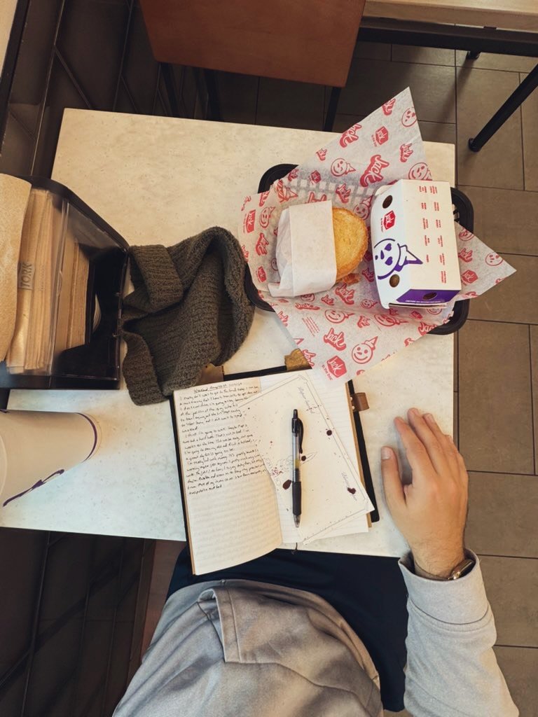 It&rsquo;s been a busy week; I&rsquo;ve been trying to catch up on grading, but also fit in writing time. Lately, writing has been easier to do while eating lunch between campuses. And at a bar once or twice, responsibly, of course. UofL courses end 