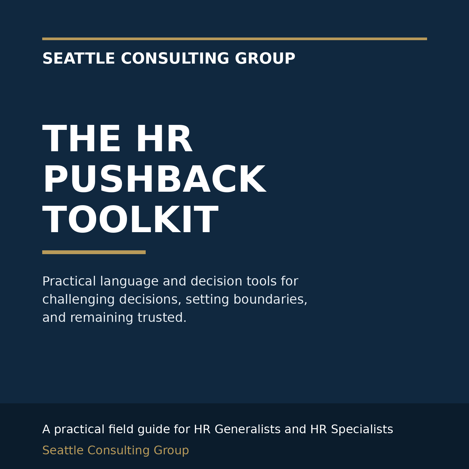 The HR Pushback Toolkit