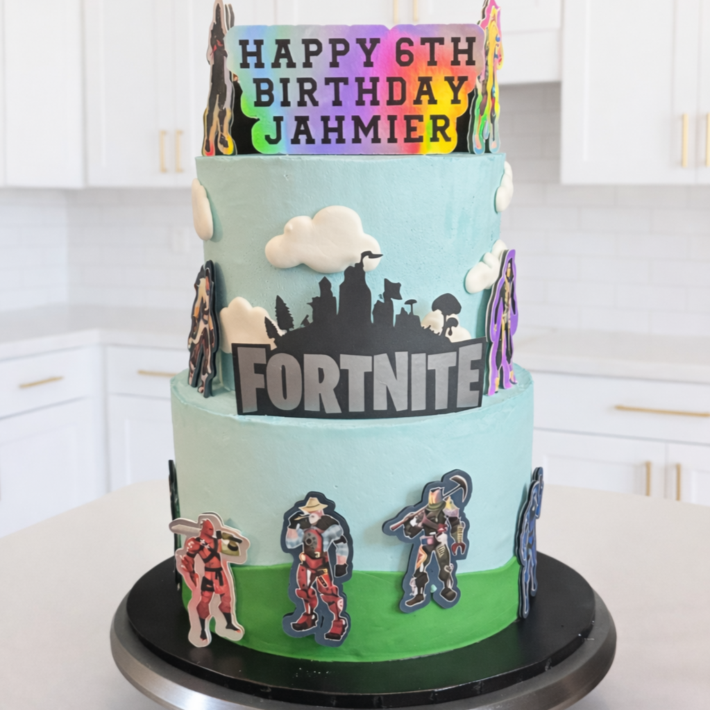 Fortnite Custom Cake