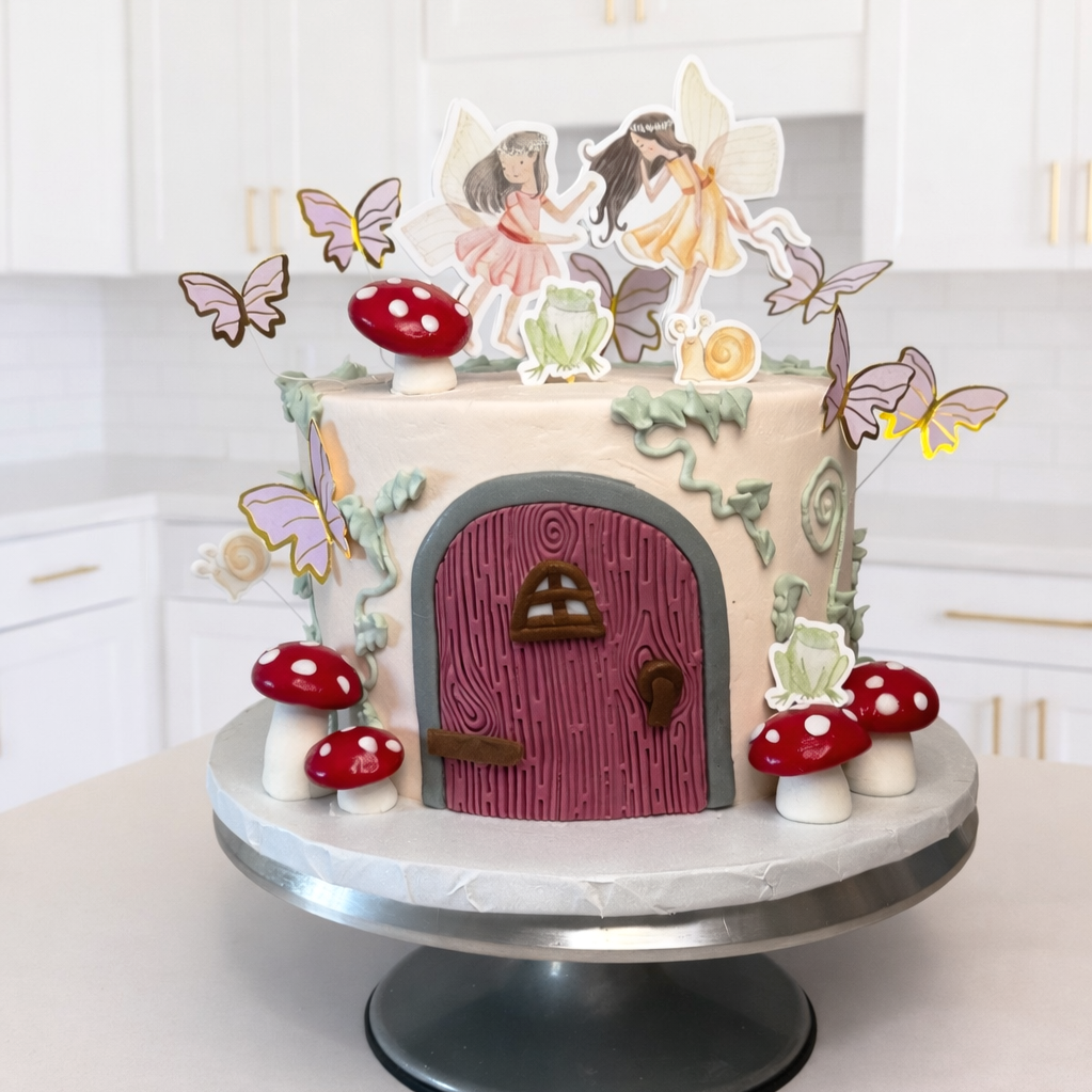 Fairy Garden Custom Cake