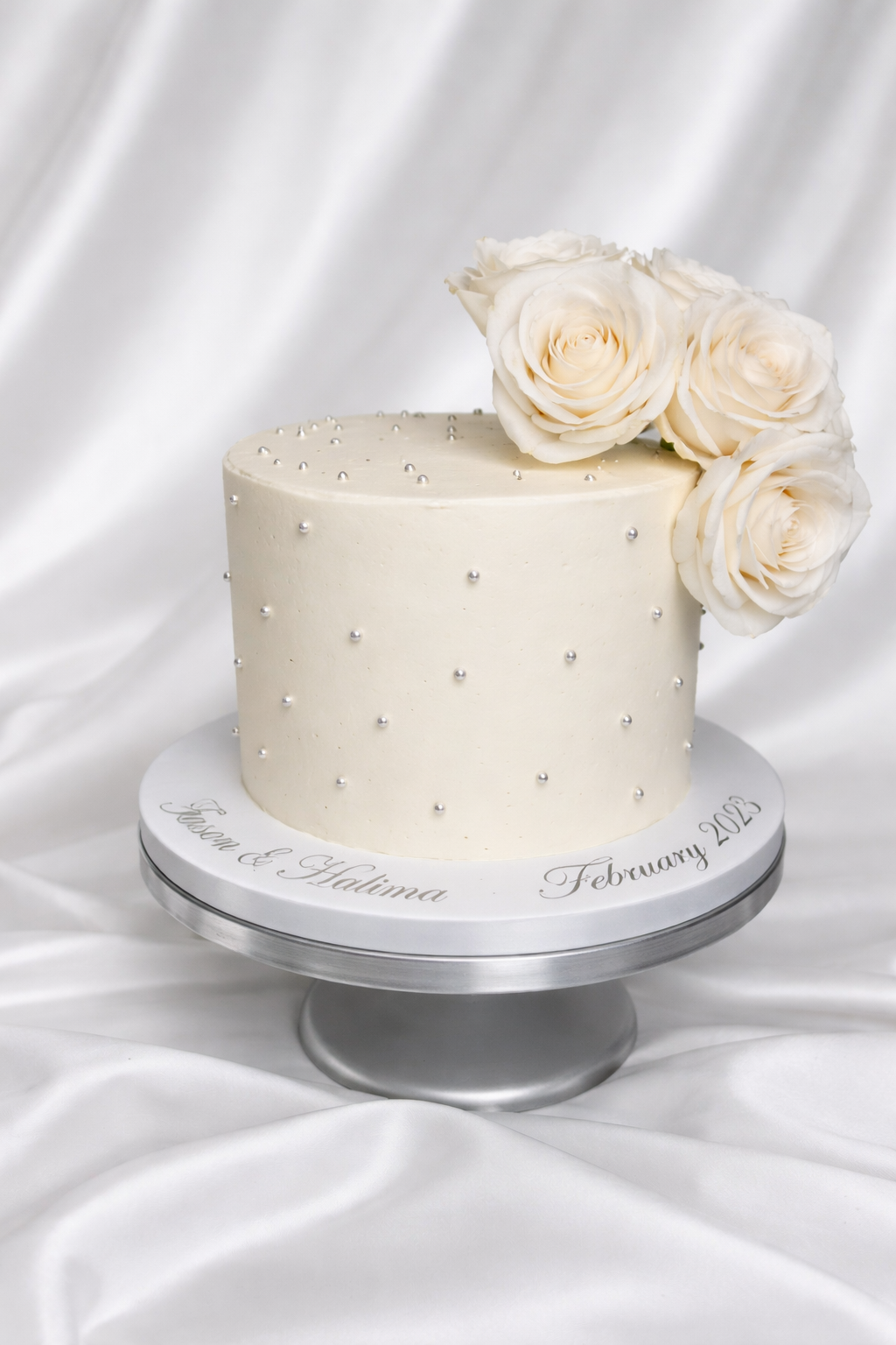 1-Tier Wedding Cake