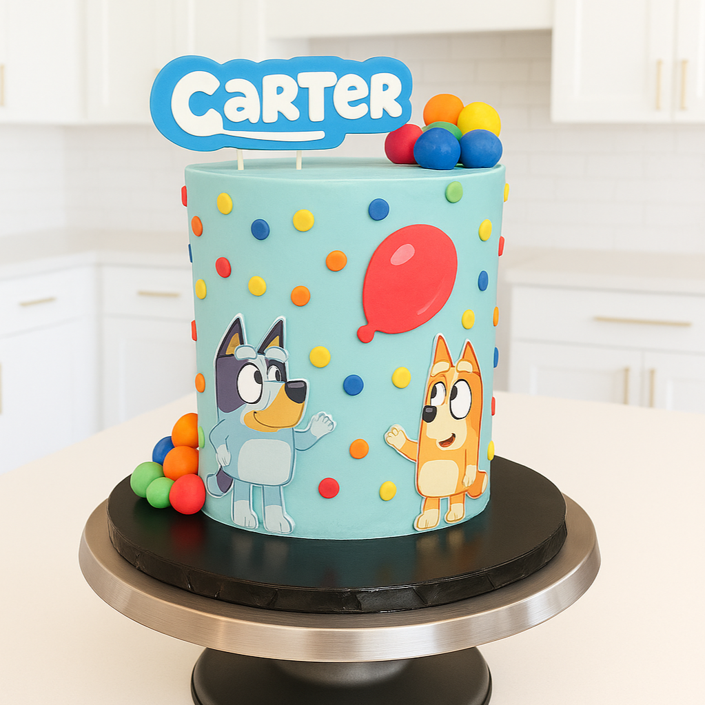 Bluey Custom Cake