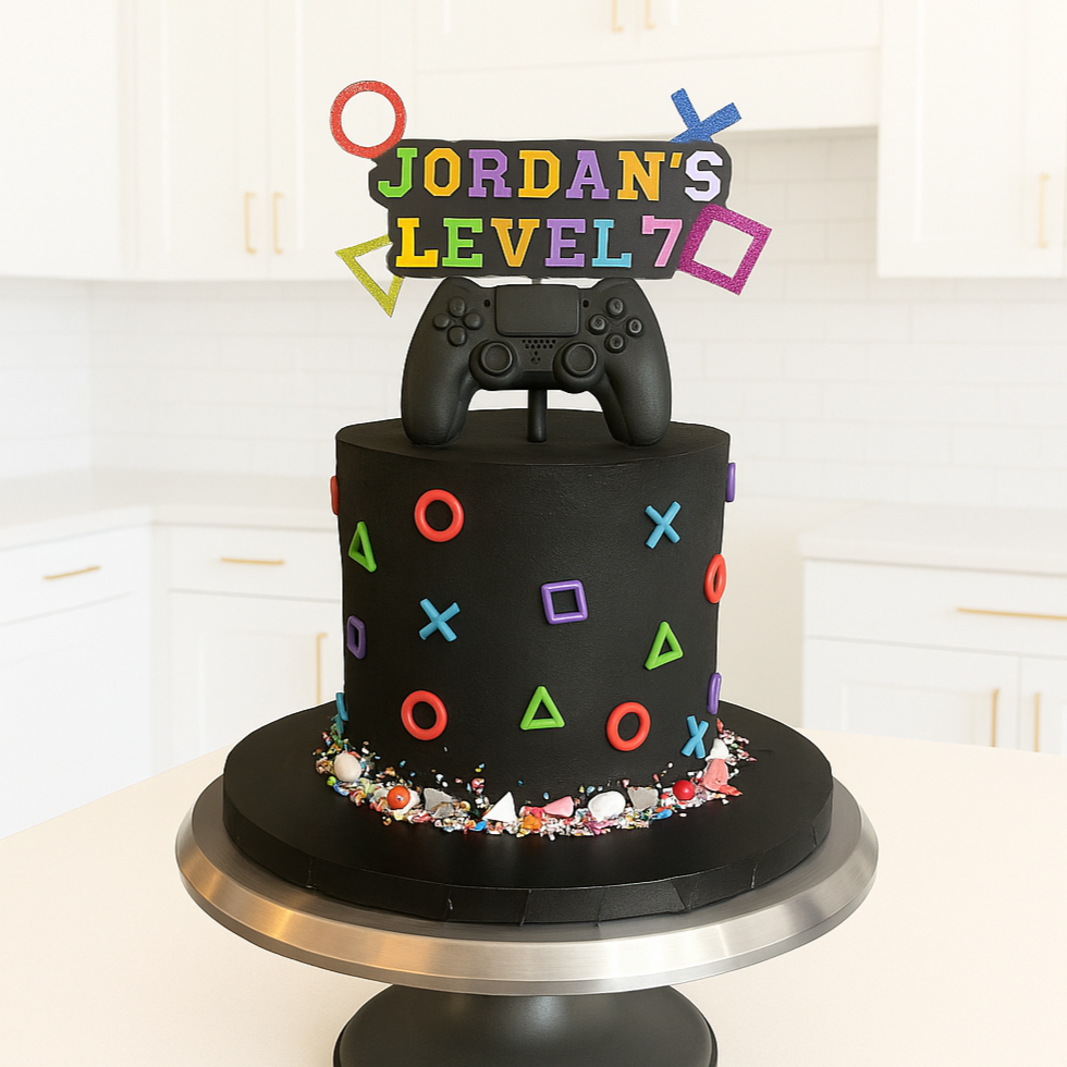 Video Game Custom Cake