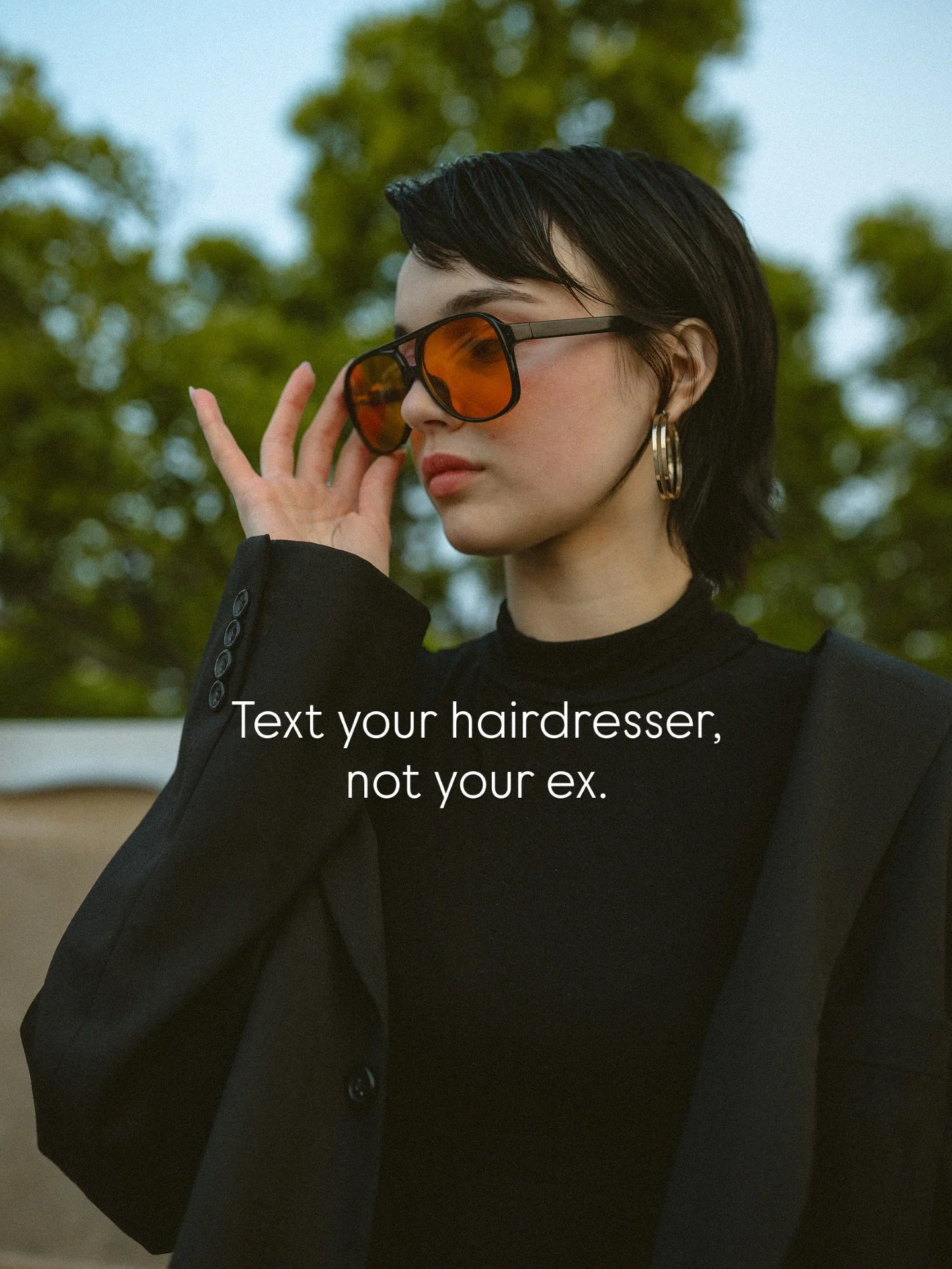 Need a perk up? Call me. 
Shot by @tonyarockphotography 
Model @hairbyarimae 
Styled and cut by me :)

#ameshair #515hair #ameshairstylist