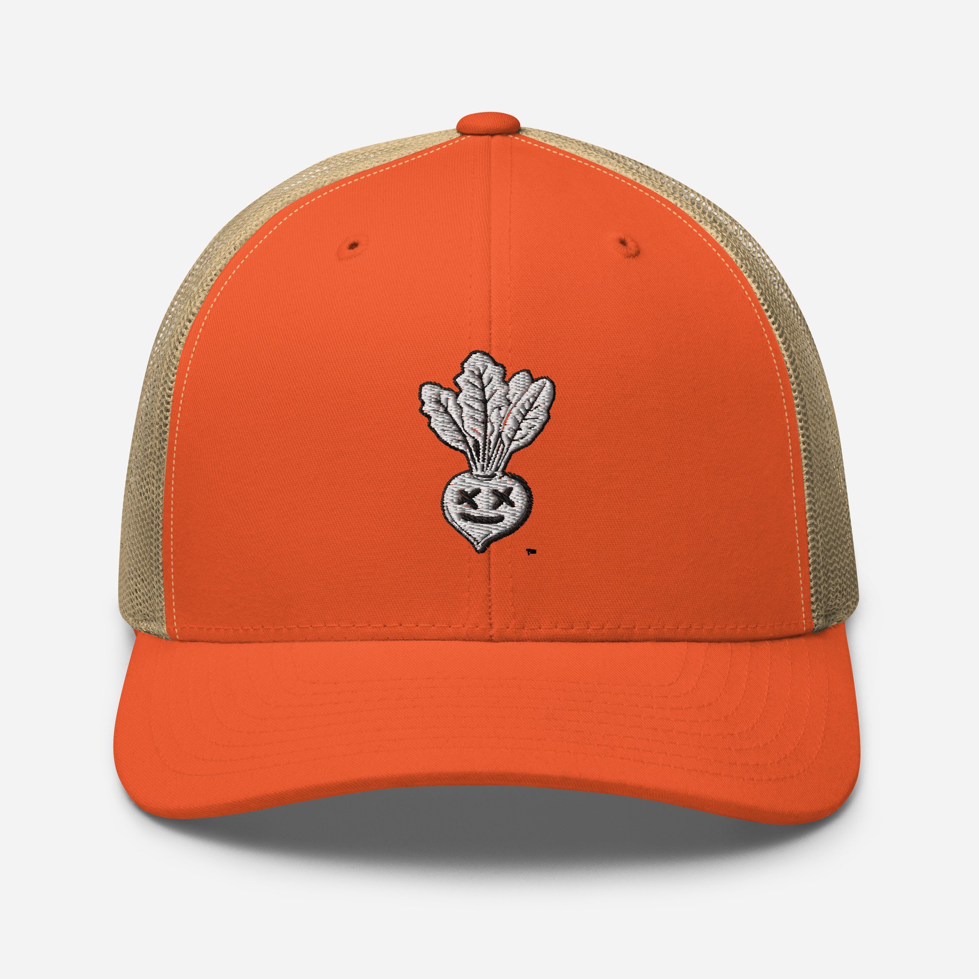 retro-trucker-hat-rustic-orange-khaki-front-67c77e054e8b0.jpg