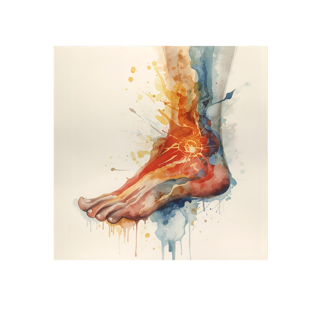 40 year old female with swelling (edema) in the ankles and legs.