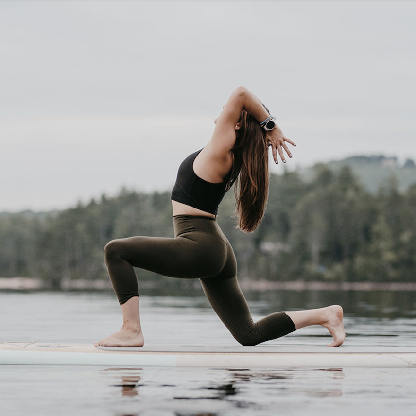 Stand Up Paddleboard Yoga on Sebago