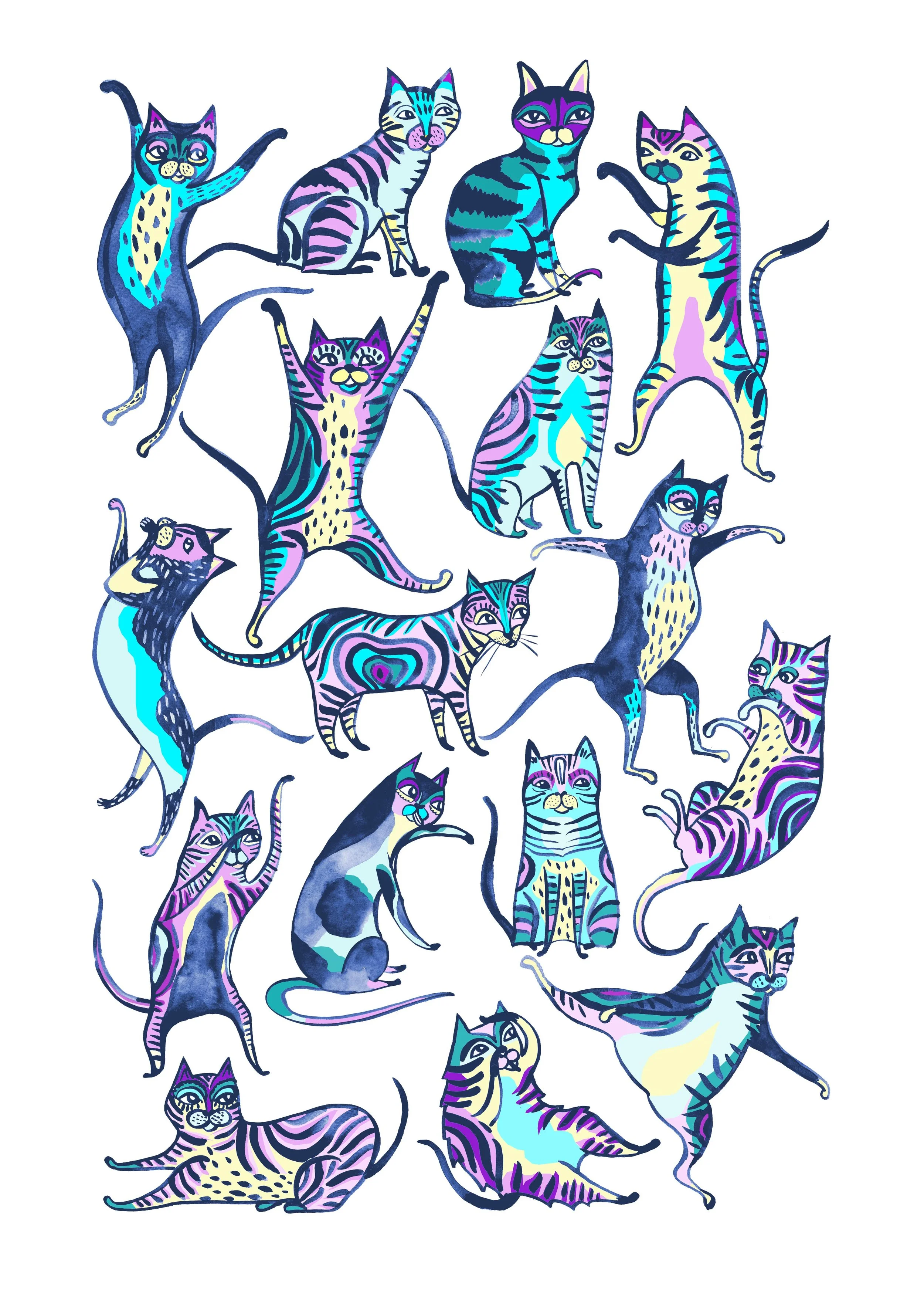 CAT TEA TOWEL PRINT_2.jpg