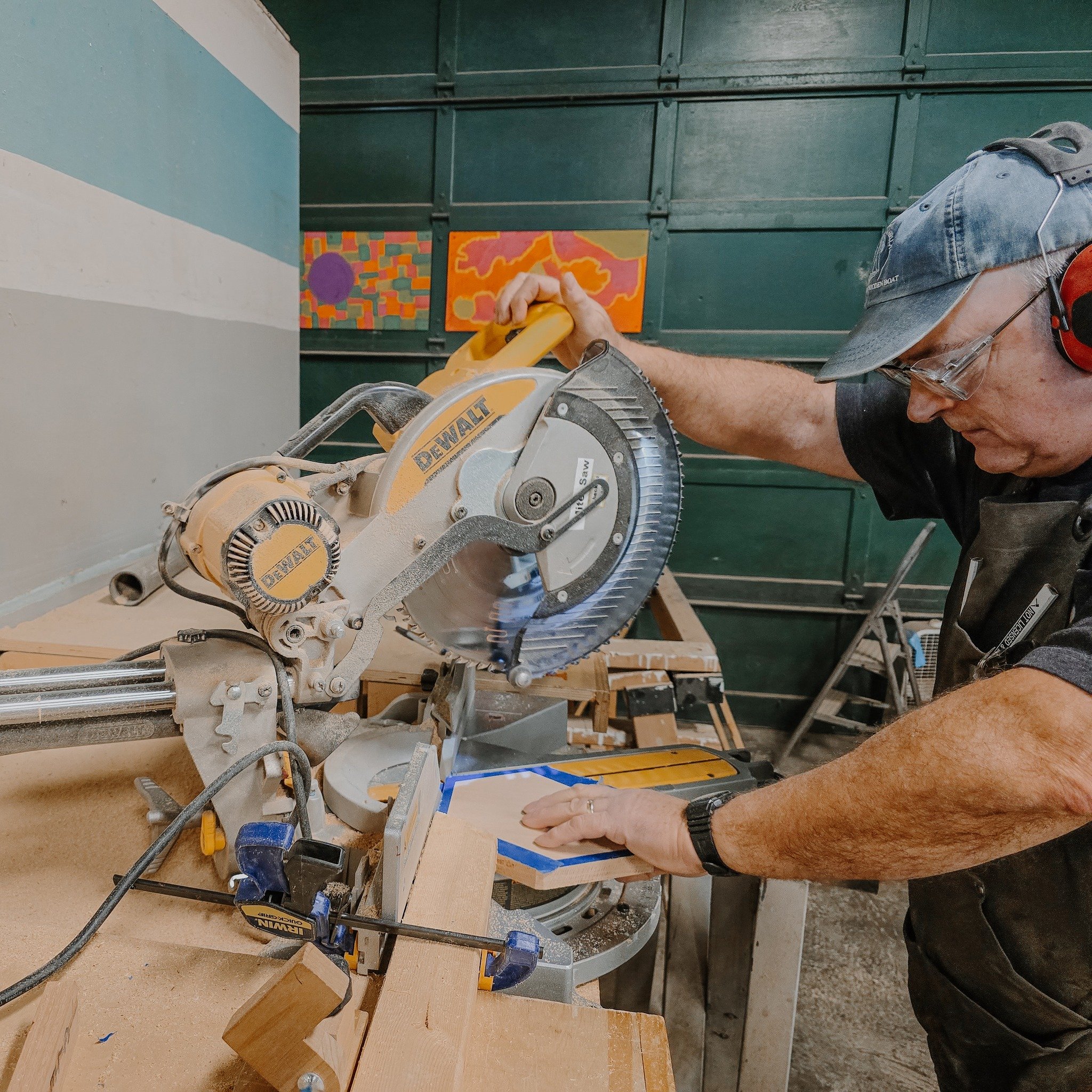 We recently visited @lansingmakers for a behind-the-scenes look at their process of preparing tiles for wood burning! After each tile gets furrever etched with a custom cat portrait and text, they&rsquo;ll later be proudly displayed at our new locati