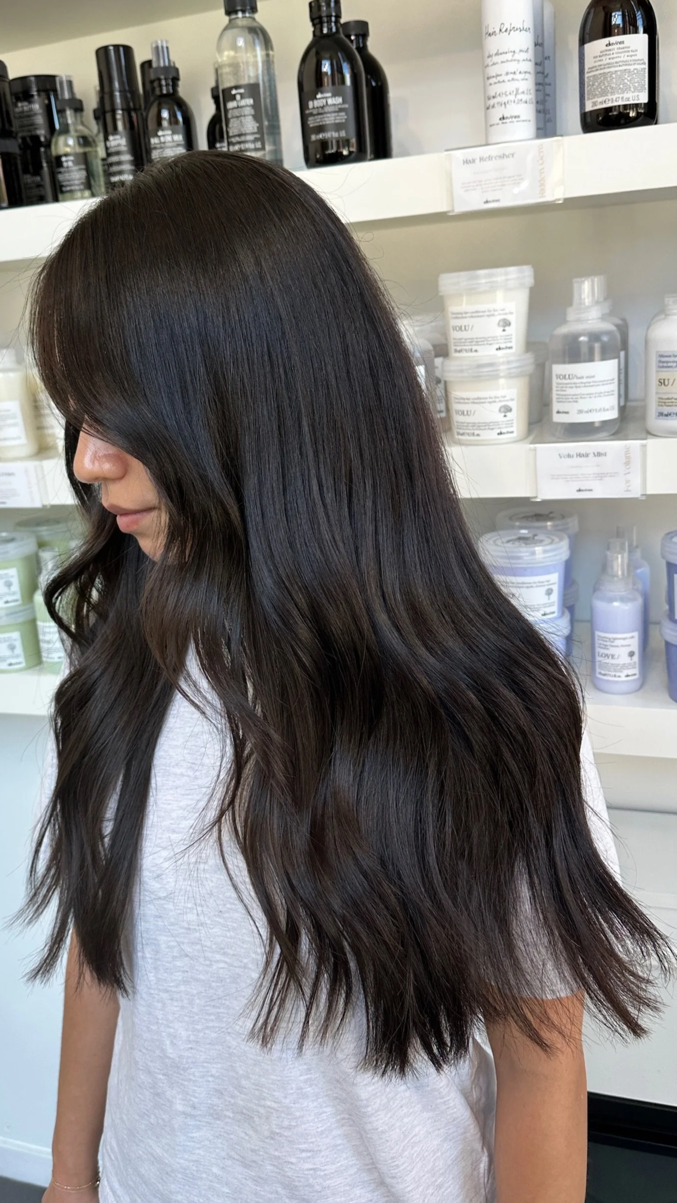 Fresh haircut with healthy ends and soft shape at Gem House Salon in Greenpoint Brooklyn