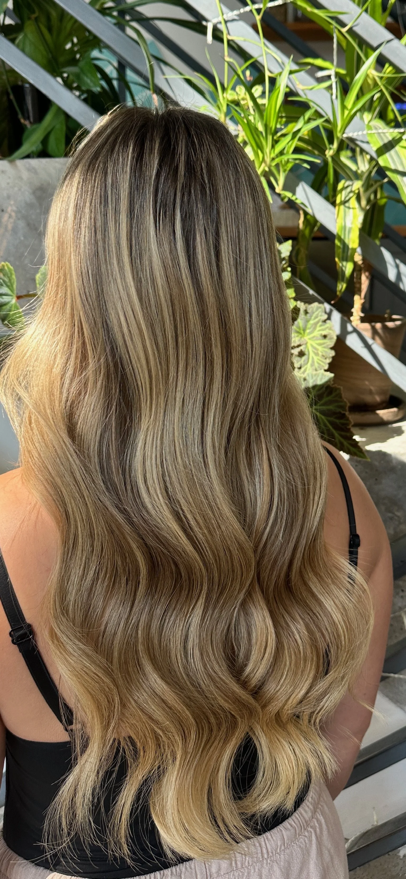 Bellami hair extensions adding natural fullness at Gem House Salon in Brooklyn