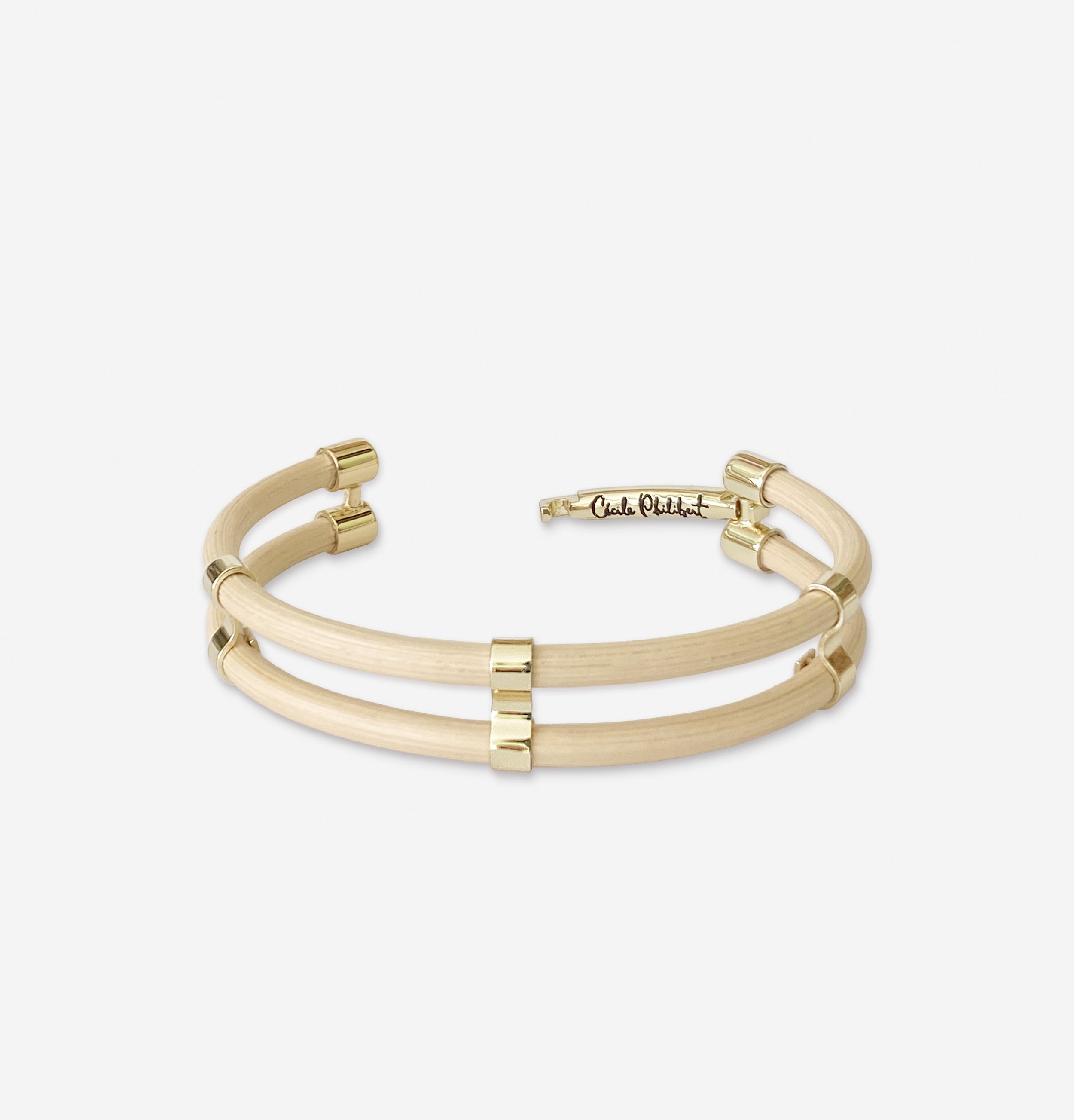 CECILE PHILIBERT - BRACELET NA-NA -DORE - BEIGE - 2.jpg