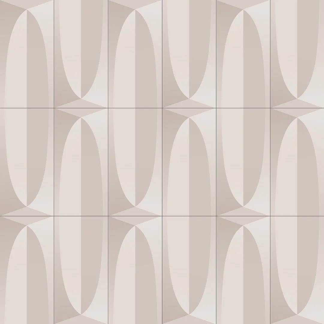 Explore the endless pattern possibilities with just two SKUs from the Cura Tile collection.

Designed with @birselplusseck 

#curatile #kale #birselseck #parlakplus #design #ceramic #kaleseamik