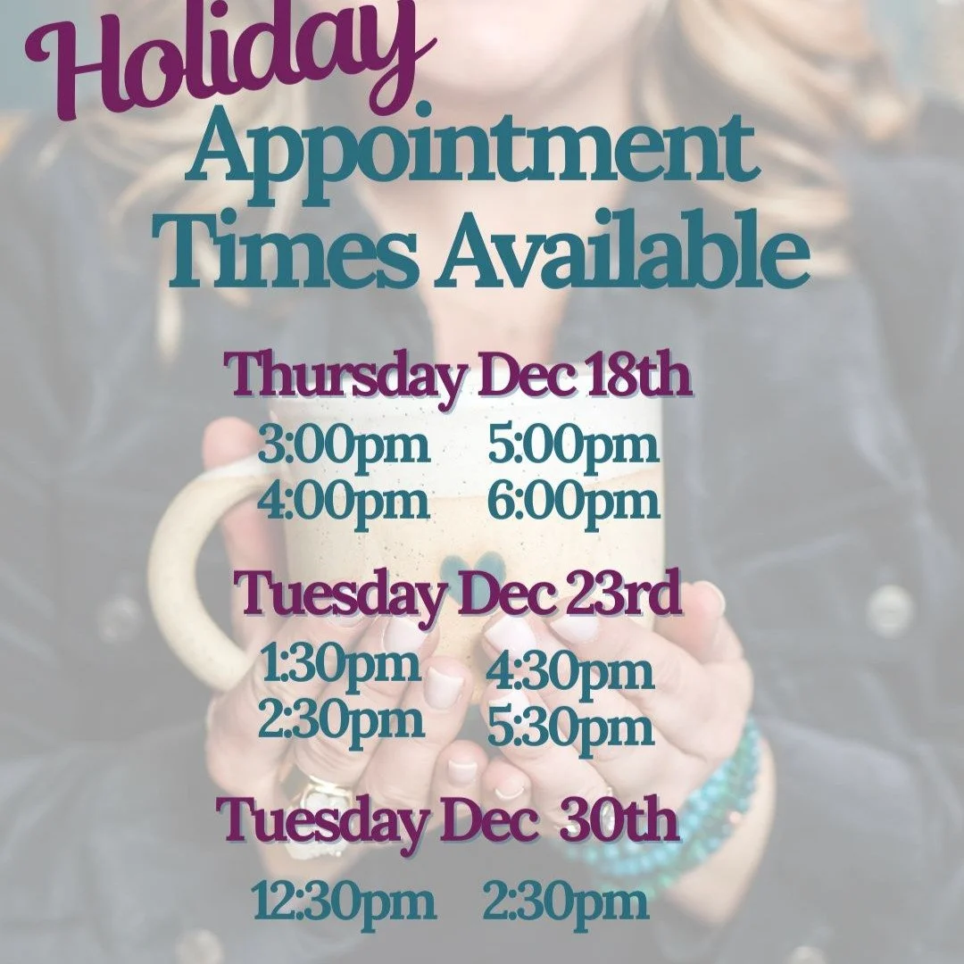 A gentle reminder this holiday season 

✨ Joyful Healing is open with limited holiday hours ✨

Offering Homeopathy &amp; Reiki to support you through the fullness of this season.

Rest is sacred.

Support is allowed.

Healing doesn&rsquo;t take a hol