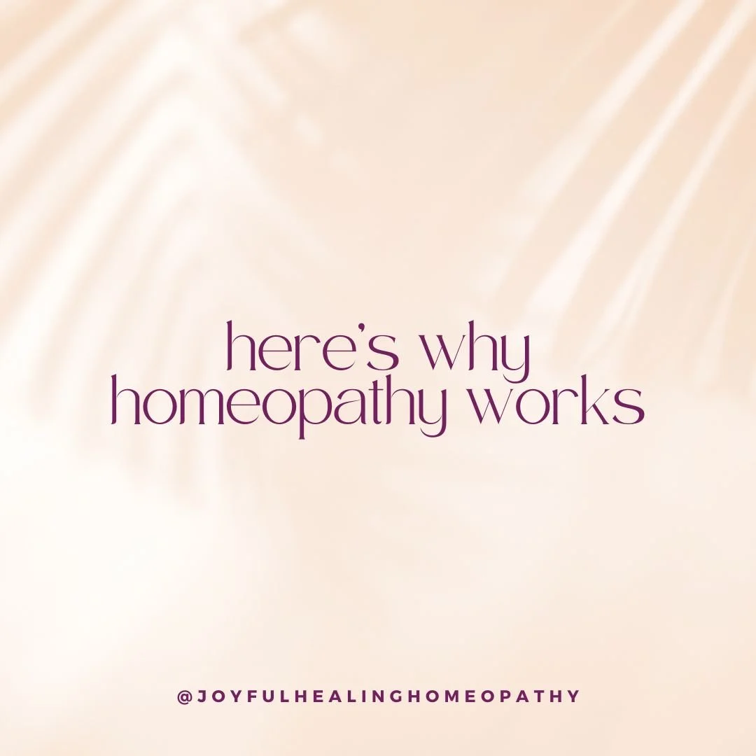 Homeopathy works because it honours the body&rsquo;s intelligence rather than trying to override it.

Instead of suppressing symptoms, it asks why they&rsquo;re there and what the body is trying to communicate through them. When we understand that me