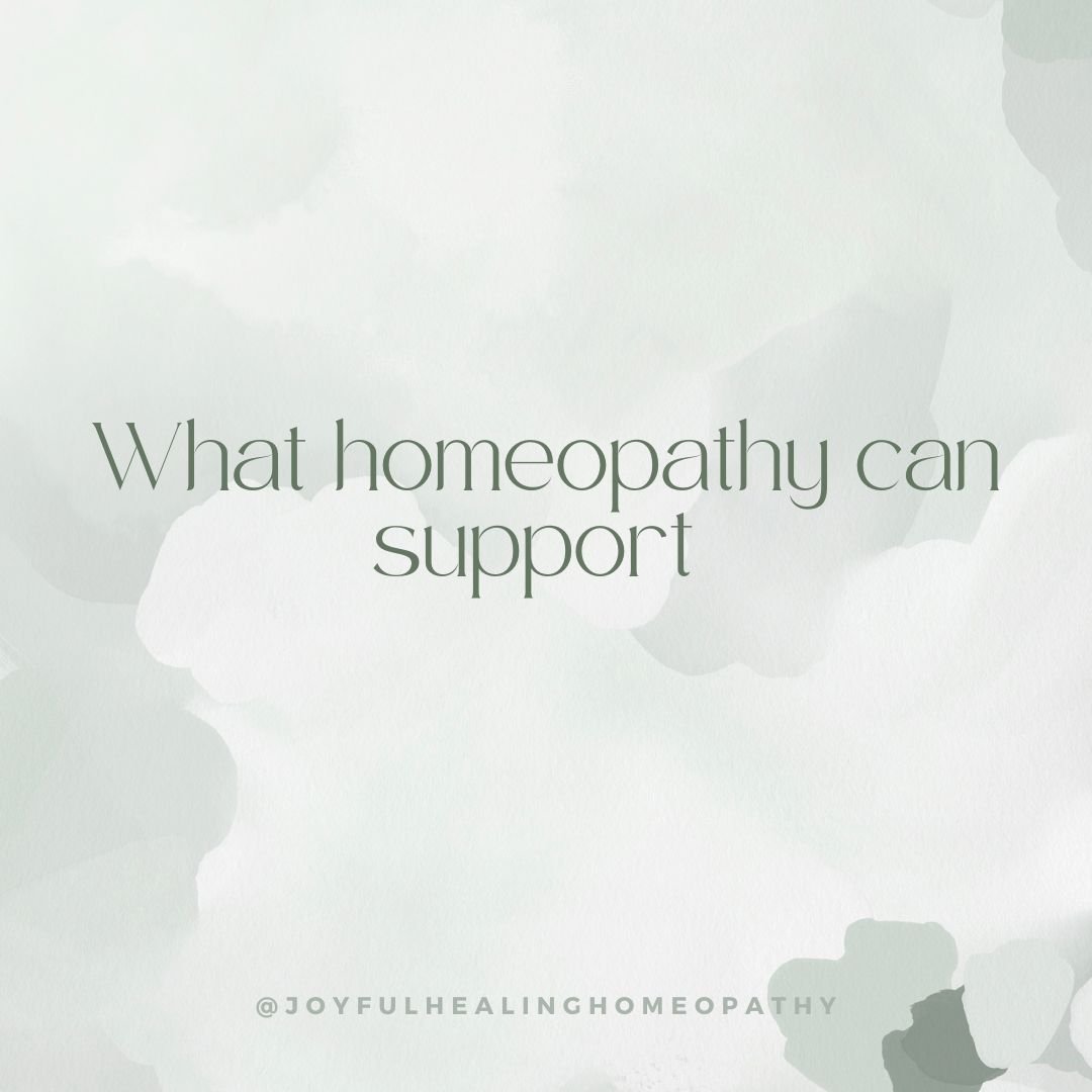 Homeopathy supports the whole person not just a diagnosis.

In my practice, I work with acute concerns, chronic patterns, and emotional experiences, often with women and children who haven&rsquo;t felt fully supported elsewhere.

Because homeopathy i