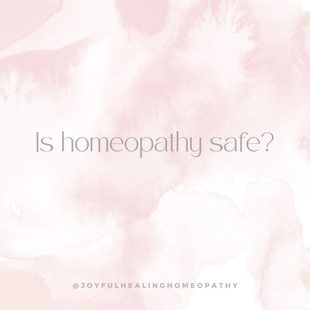 One of the reasons I trust homeopathy so deeply is its safety.

Healing doesn&rsquo;t need to be forceful to be effective.

Gentle support often creates the deepest change.

Find out if homeopathy is right for you and your family. Book an discovery c
