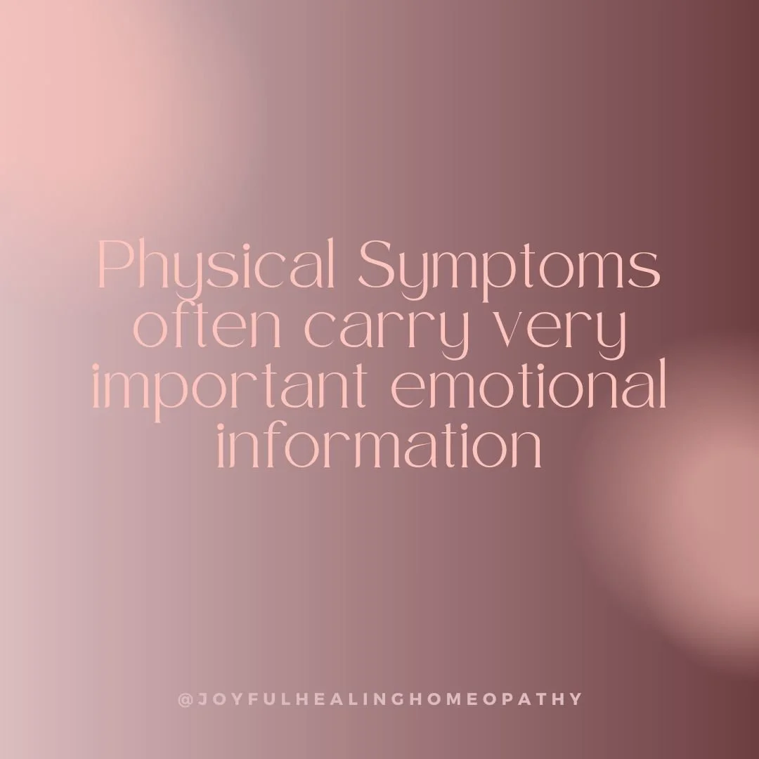 Our bodies don&rsquo;t separate physical and emotional experiences and neither does healing.

Homeopathy allows space for both to be acknowledged safely.

To find out more check out www.joyfulhealingjen.com and book your free discovery call today 💜
