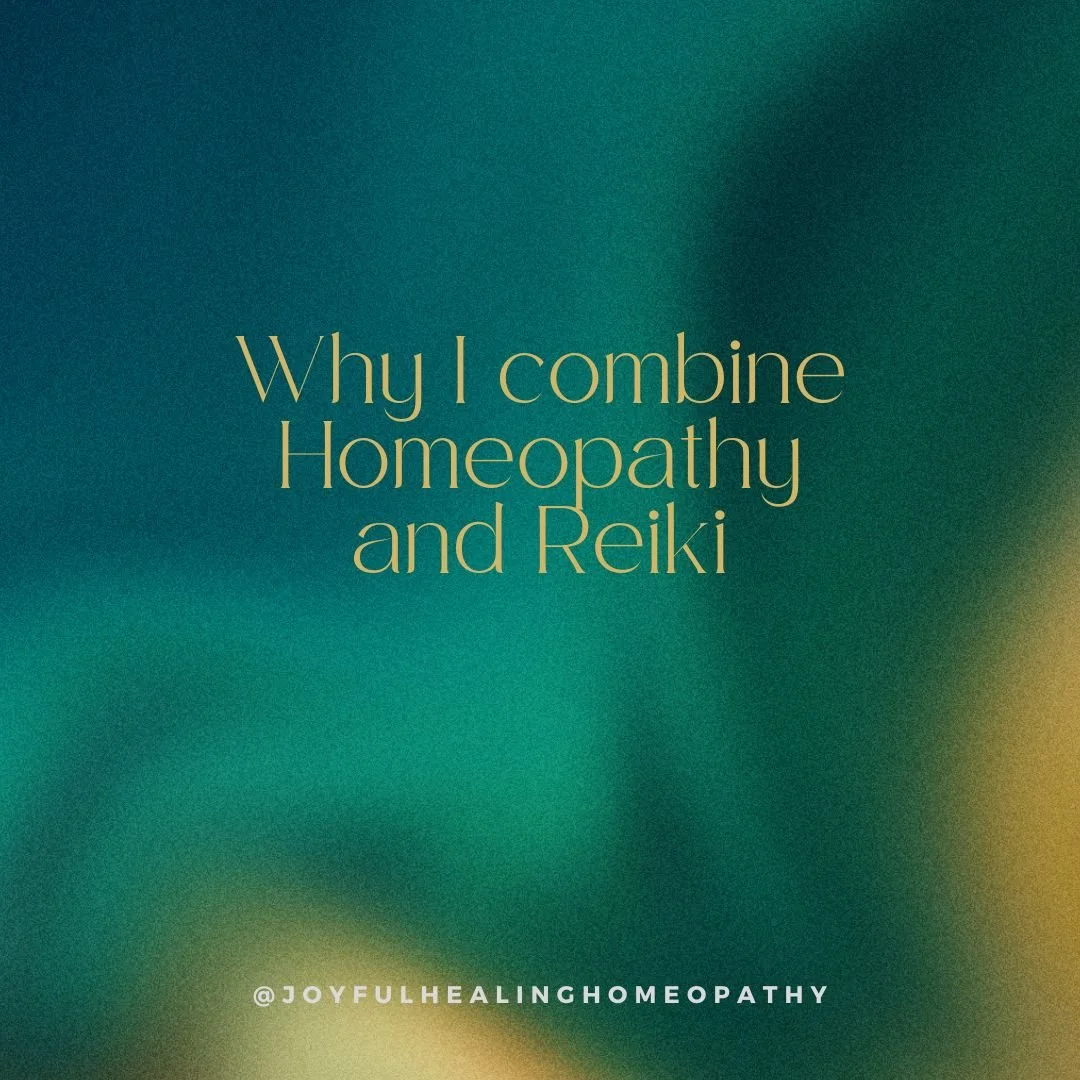 Homeopathy and Reiki complement each other beautifully while supporting healing at both the informational and energetic levels. Energy Healing &amp; Energy Medicine are a natural combination. 

This is my signature way of working.

To find out more p