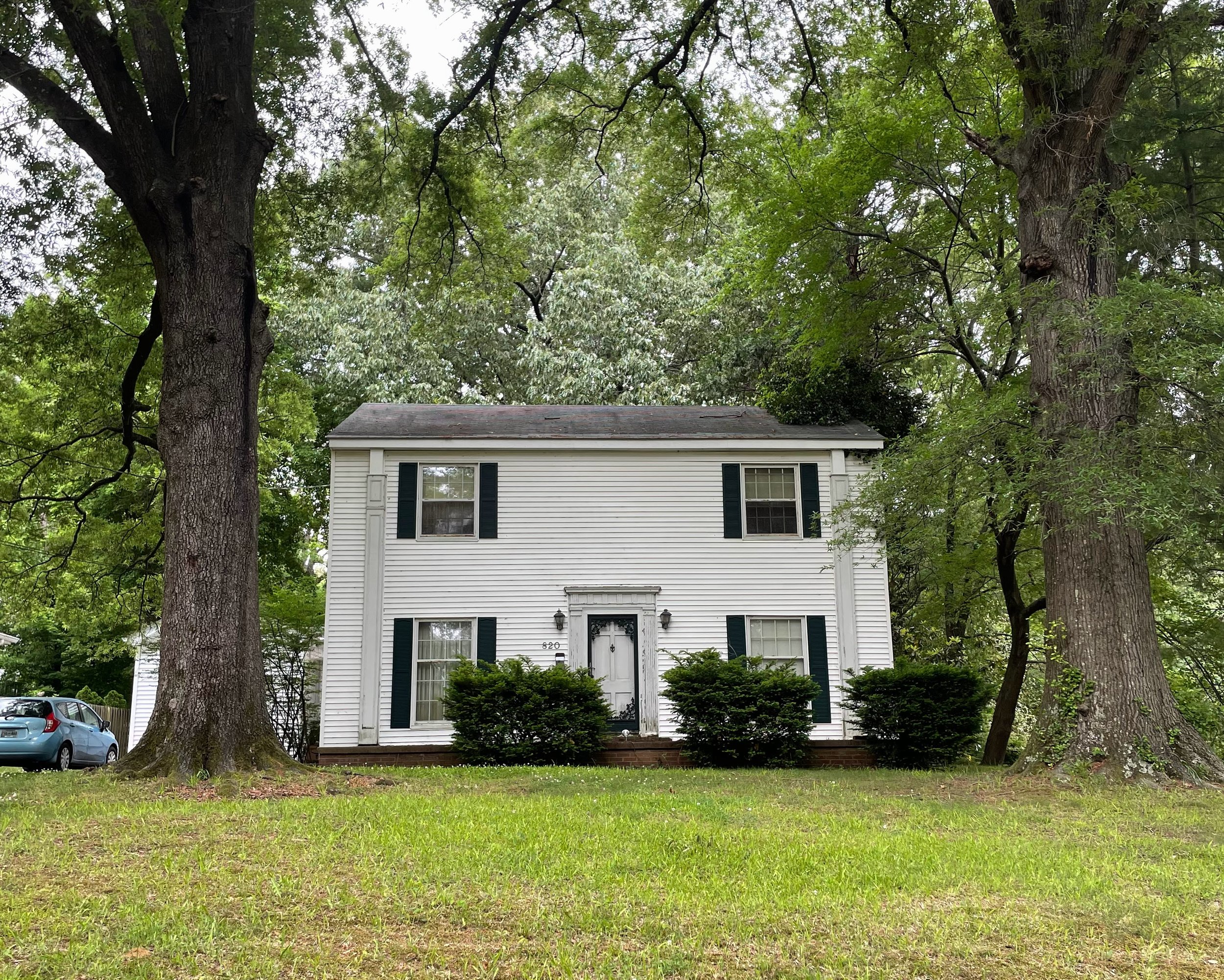 1942 Colonial home undergoing full renovation. Tennessee.