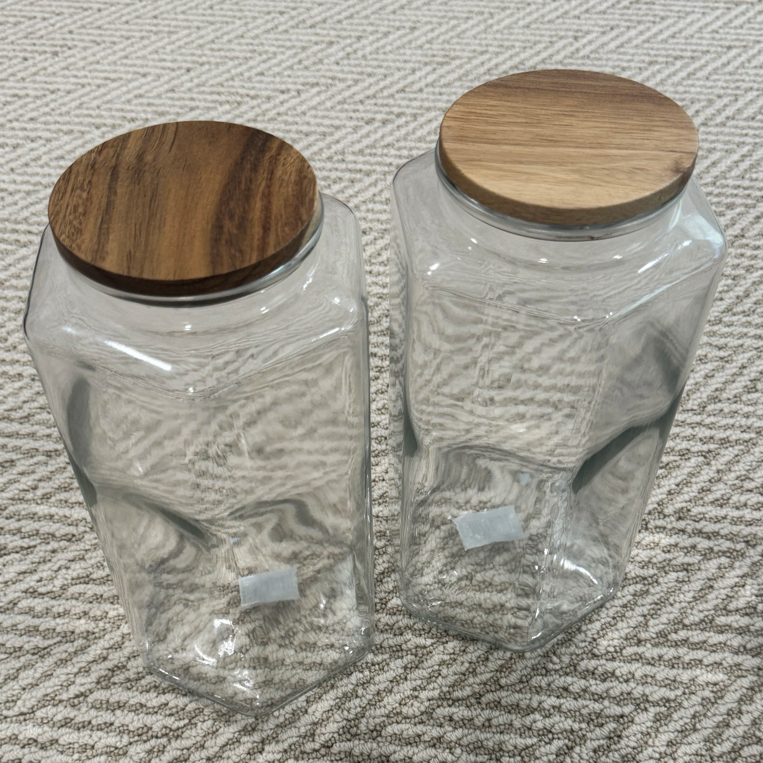 Glass jars