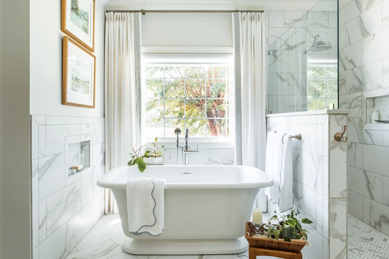 The Cast Stone Tub Primary Bath
