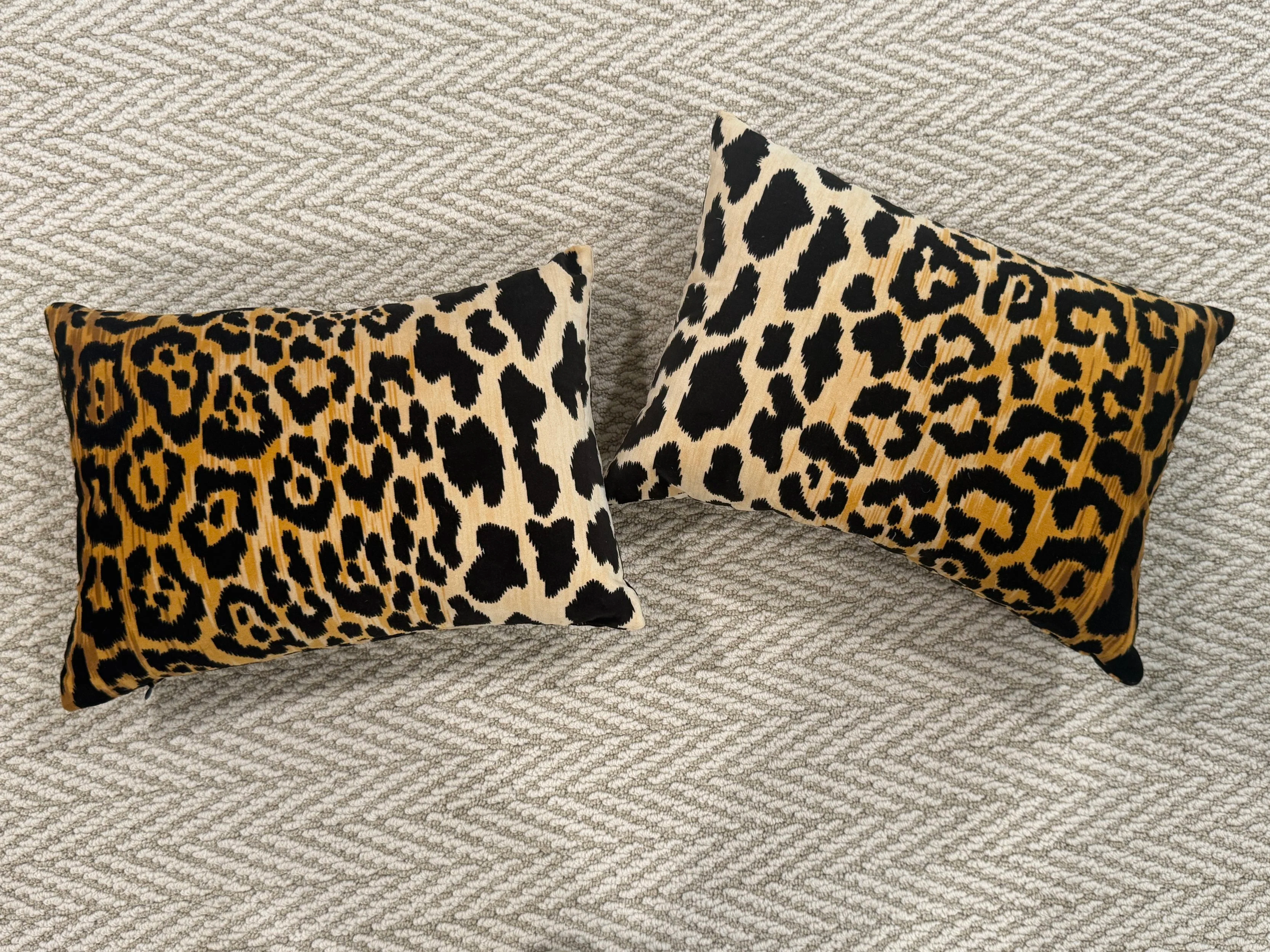 Animal Print Pillows- Set of 2