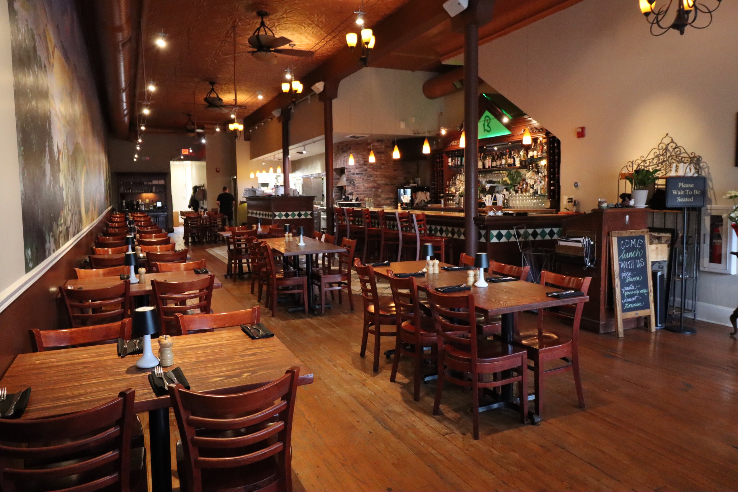 Inside Bruno's Restaurant