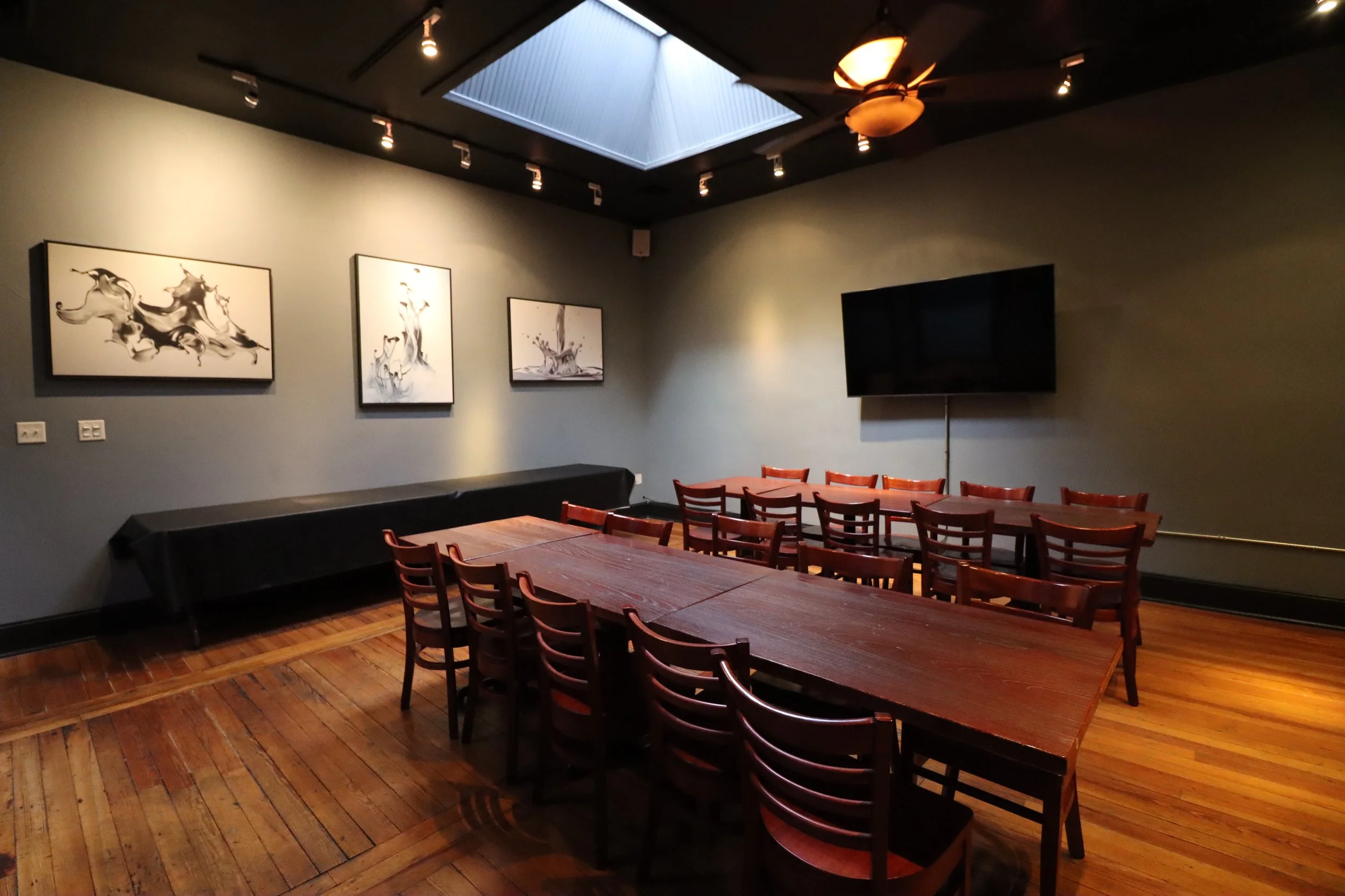 Private event area upstairs at Bruno's