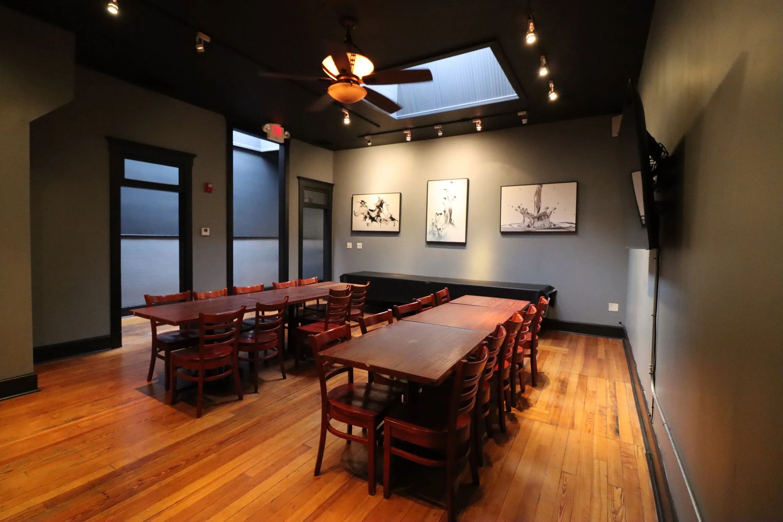 Private events space upstairs at Bruno's