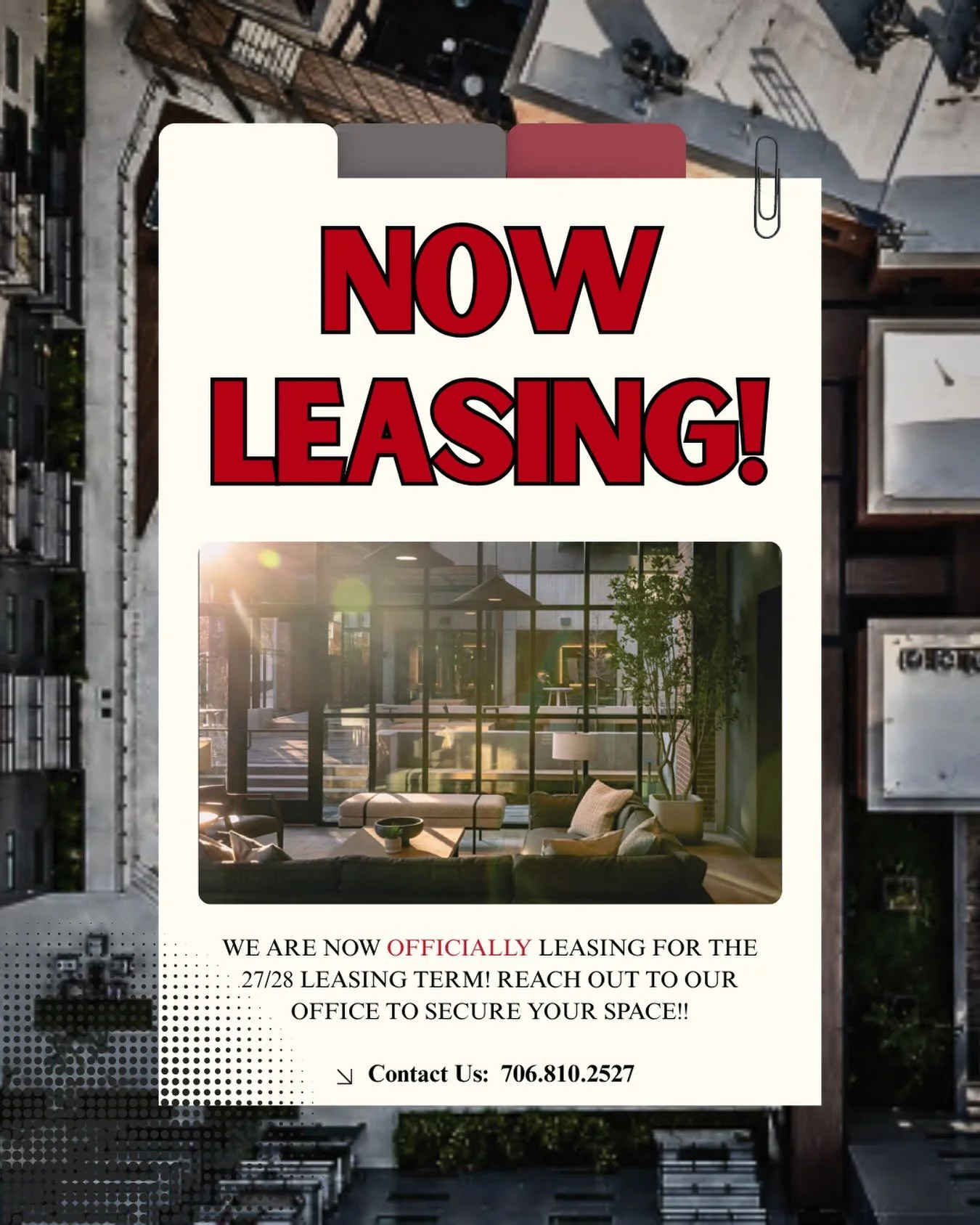 ITS OFFICIAL!! We are now accepting applications for next year!!! Contact our leasing office with any questions!! 
.
.
.
.
.
#leasing #fall27 #uga #luxury #apartment