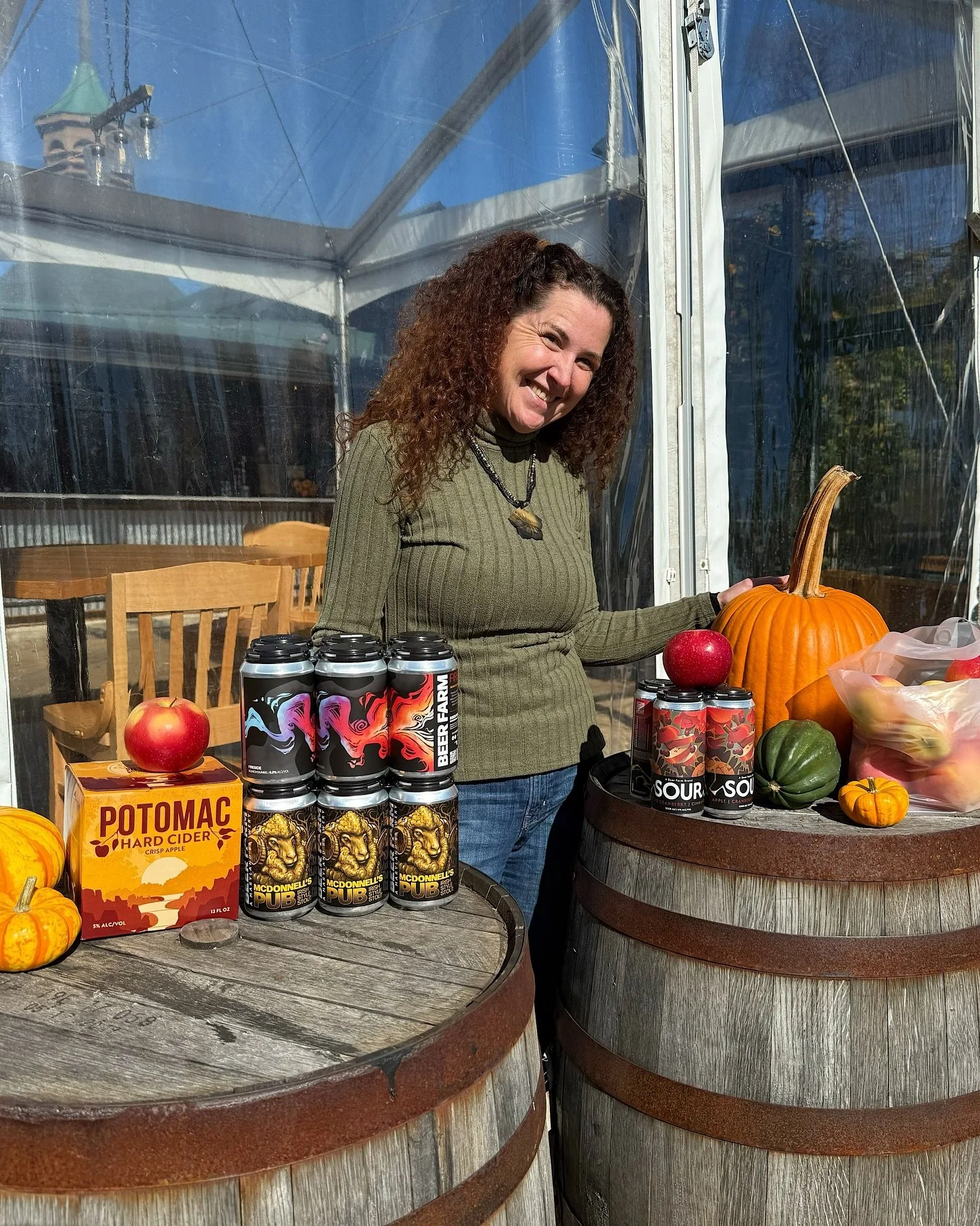 Fall beers are flowing 🍎 Grab our new Apple, Cranberry, &amp; Cinnamon Sour and our Munich Dunkel, Fireside, to go or enjoy on tap! Don&rsquo;t forget to swing by the Beer Farm Market for fresh seasonal offerings. Cheers! 🍻 #BeerFarm #DrinkLocal #C