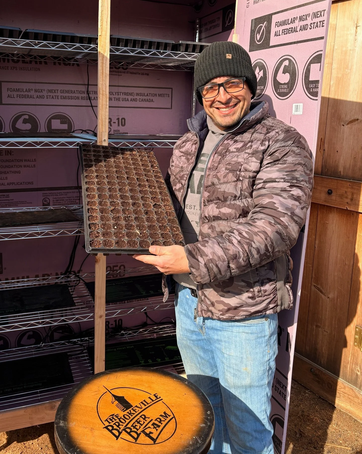 Happy Monday! 🌱 New projects are sprouting around the farm and we can&rsquo;t wait to share what we&rsquo;ve been working on 💚 See you soon at the Beer Farm! 😊 #BeerFarm #Farm #BrookevilleBeerFarm