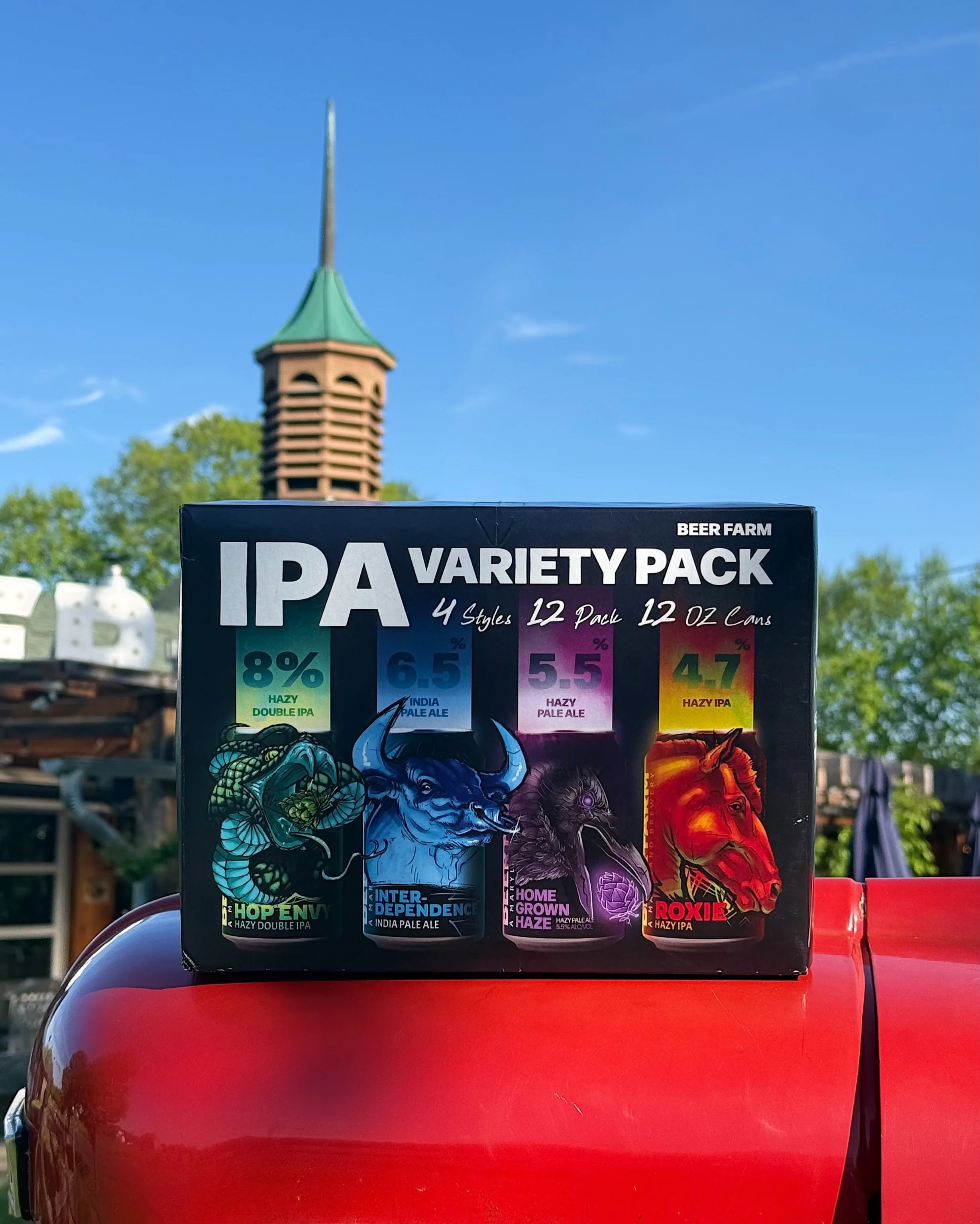 Let the good times roll with Beer Farm&rsquo;s new IPA Variety Pack 🎉  A 12 pack featuring 4 fan favorites: Hop Envy, Interdependence, Homegrown Haze, and Roxie 🔥 Perfect for parties or for trying something new 🤩 Cheers! 🍻 #BeerFarm #CraftBeer #D