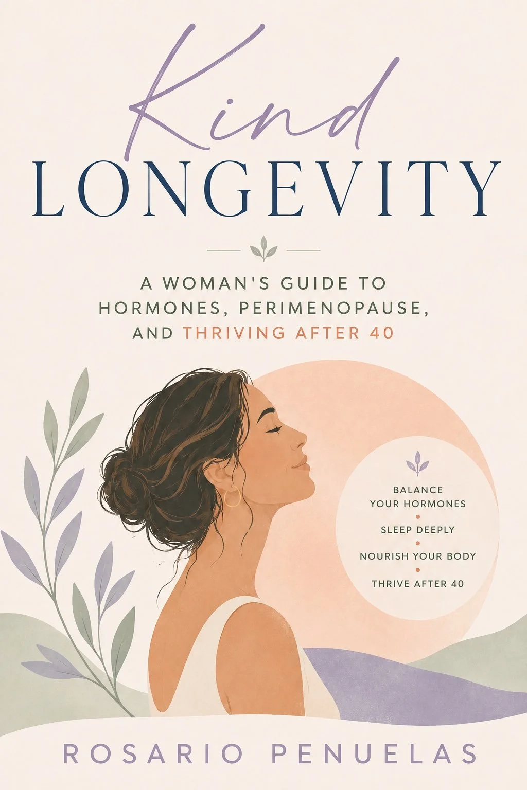 My first book is here, Kind Longevity..