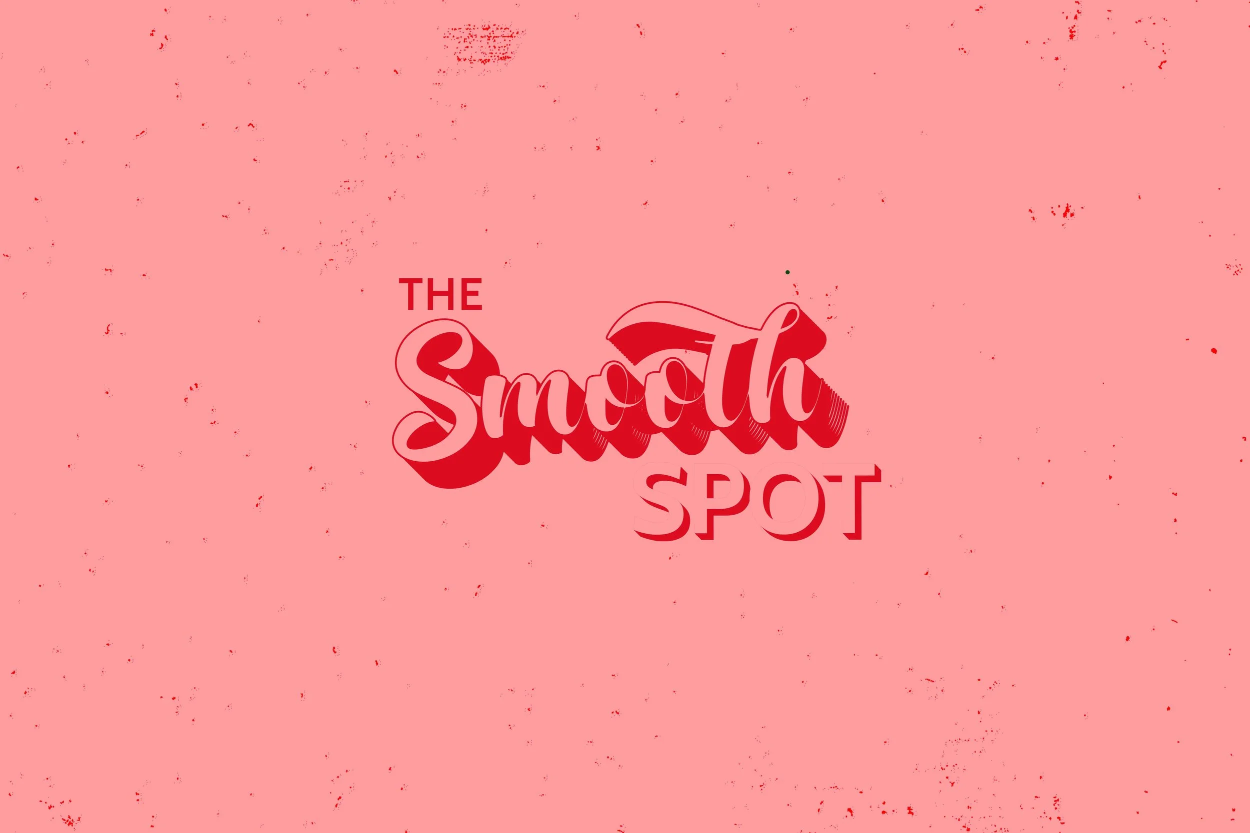 Custom retro logo with brand colors, created for a smoothie café, featuring vintage typography and vibrant design elements that reflect the café’s fun and nostalgic vibe. Branding created by Neourish Brand Marketing Studio.