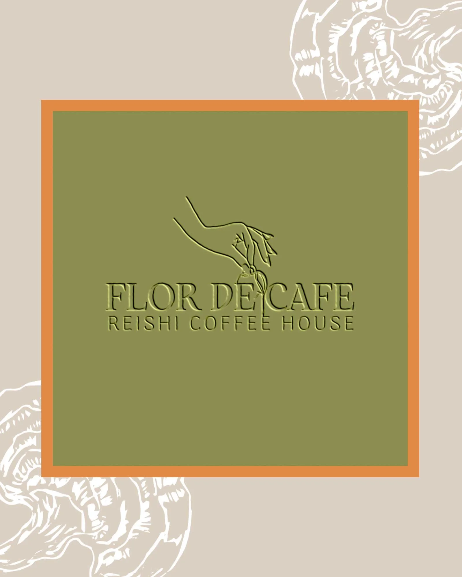 custom primary logo created for an artisan cafe. Visual Brand Identity created by Neourish Brand Marketing Studio.