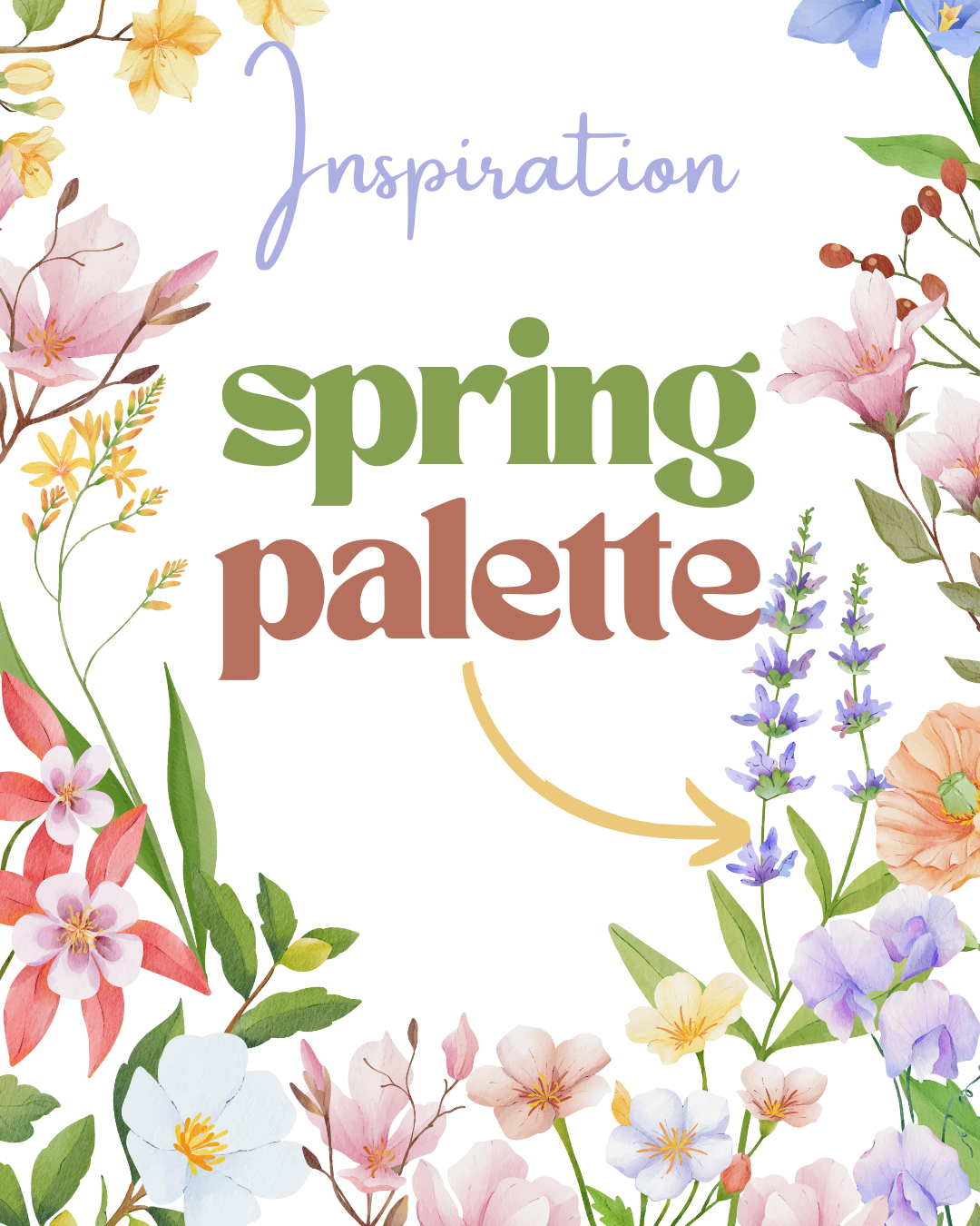 Spring Branding Inspiration & Tutorial: Create a Color Palette from an ...