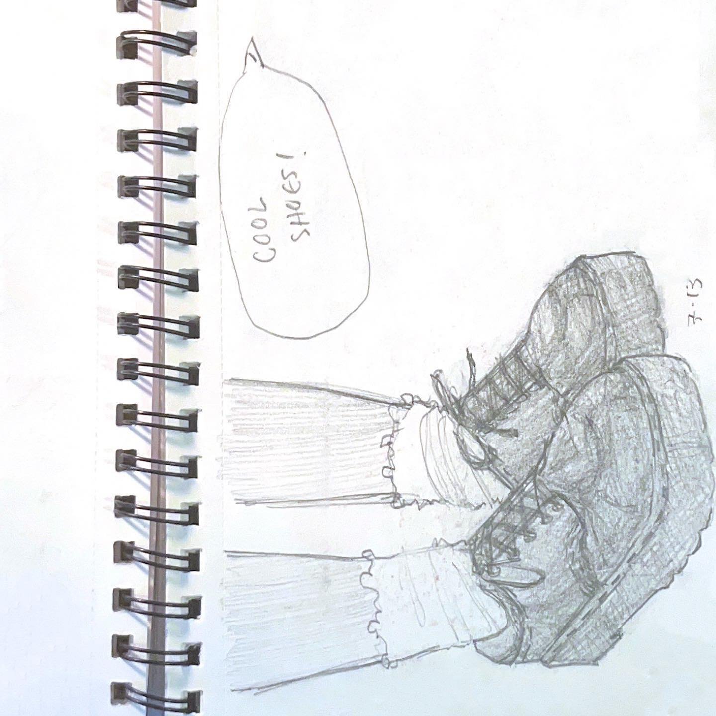 cool shoes! and feeling distracted 

#art #sketch #sketchbook #sketchbookpage #docs #shoes