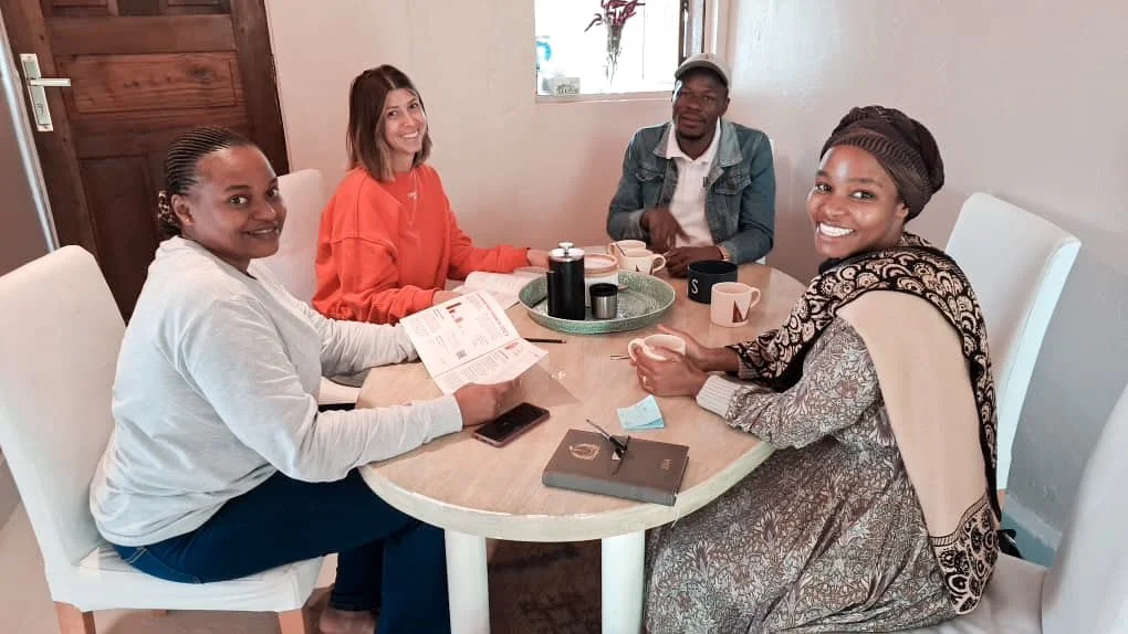 Meetings at the Mwandamo Women&rsquo;s Space with @aceafrica sharing all their wise words of wisdom and experience with us! So thankful for knowledge sharing like this that helps us move forward with our mission! 🫶🏽✨