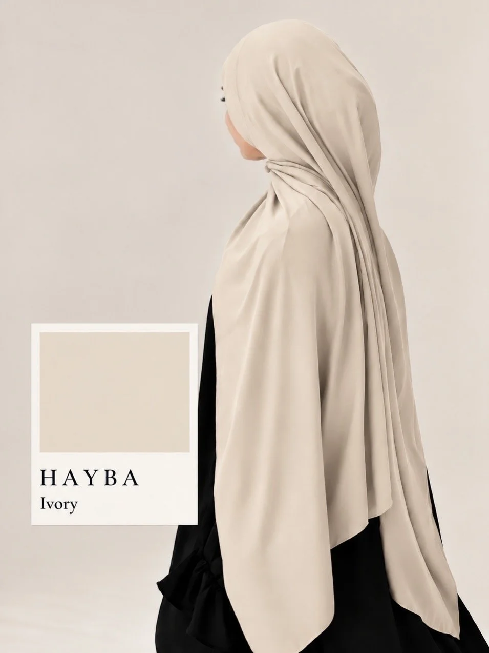 Ivory Chiffon Hijab