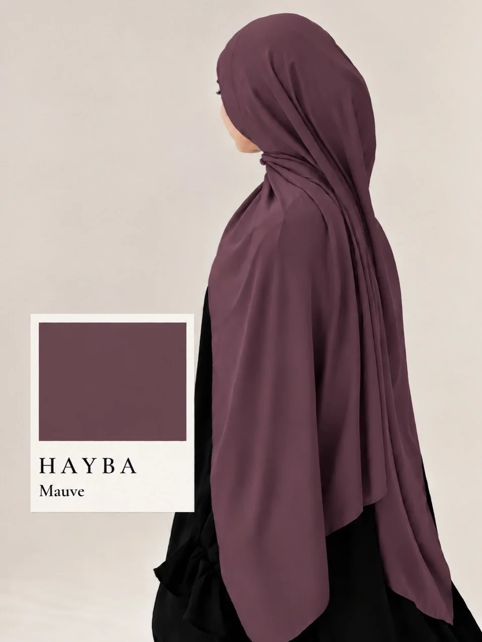 Mauve Chiffon Hijab